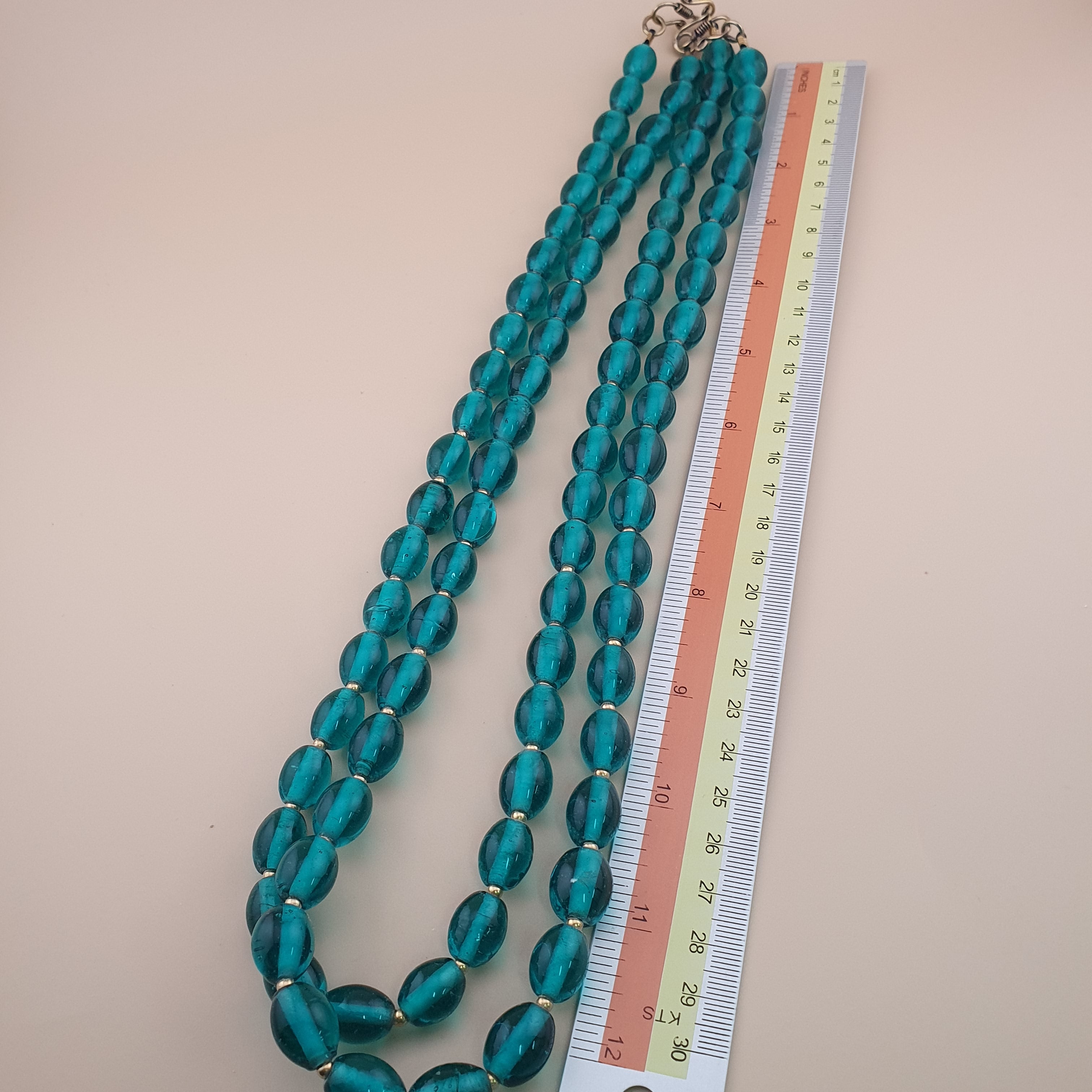 Vintage Light Green African Style Beautiful Beads Necklace