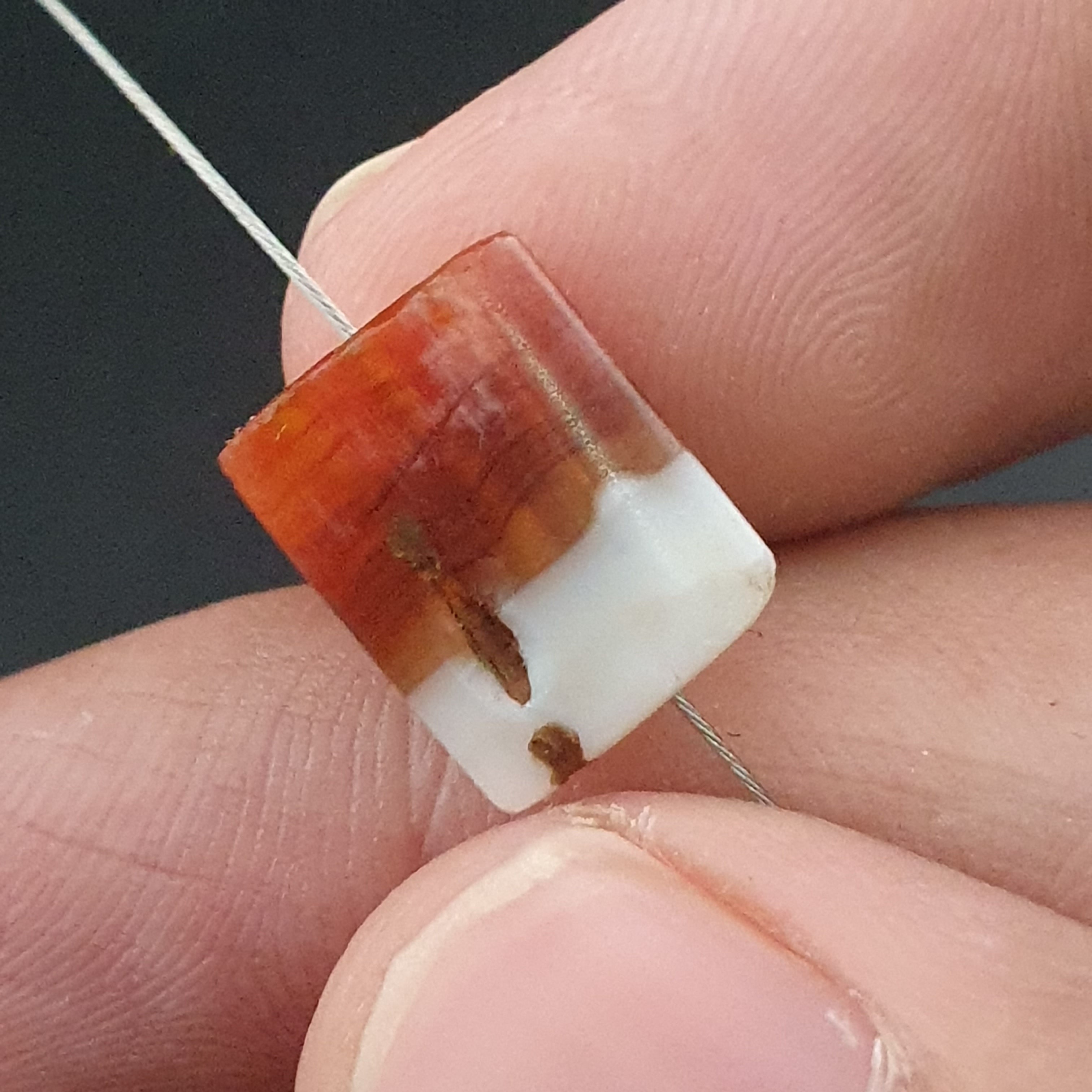 Rare Ancient Carnelian & Suleimani Agate Bead Collection – 14 Pieces