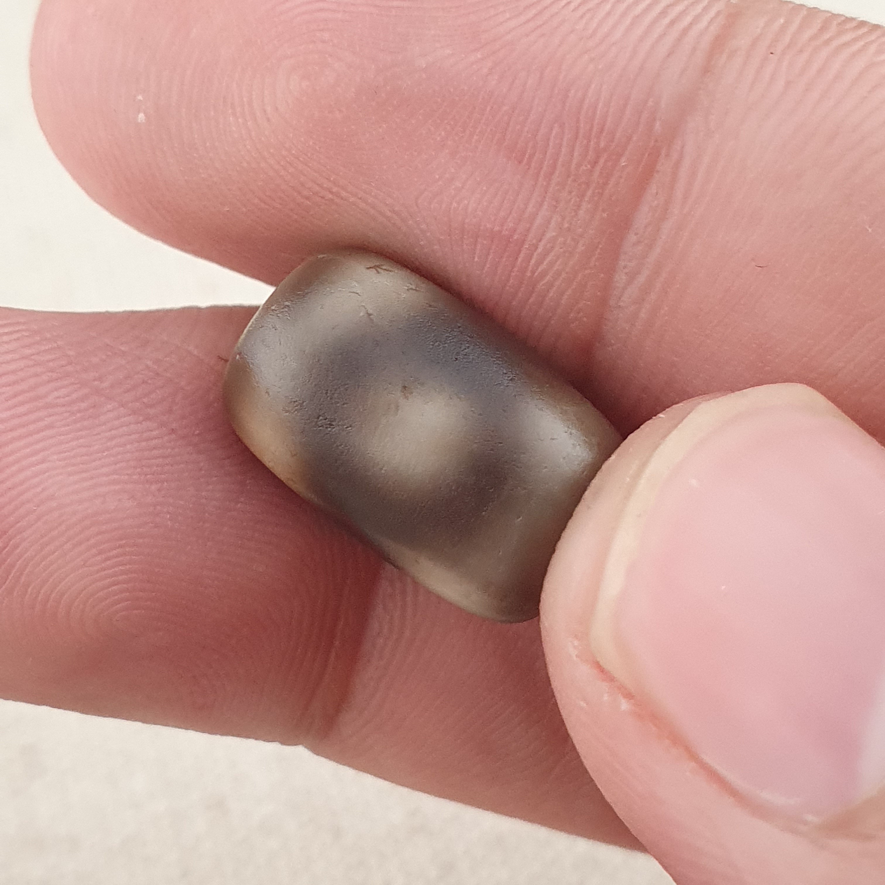 Vintage 2 Eyes Himalayan Tibetan Agate Dzi bead Amulet Lot of 3