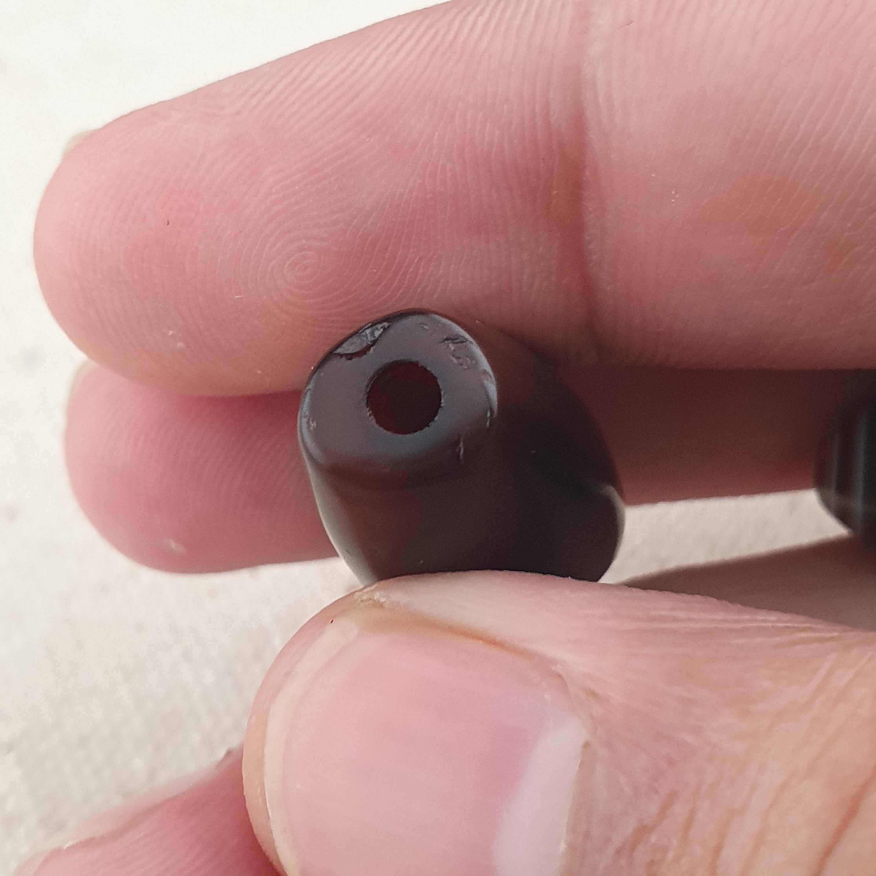 Vintage Natural Eye Suliemani Agate Beads Amulet Lot Of 3