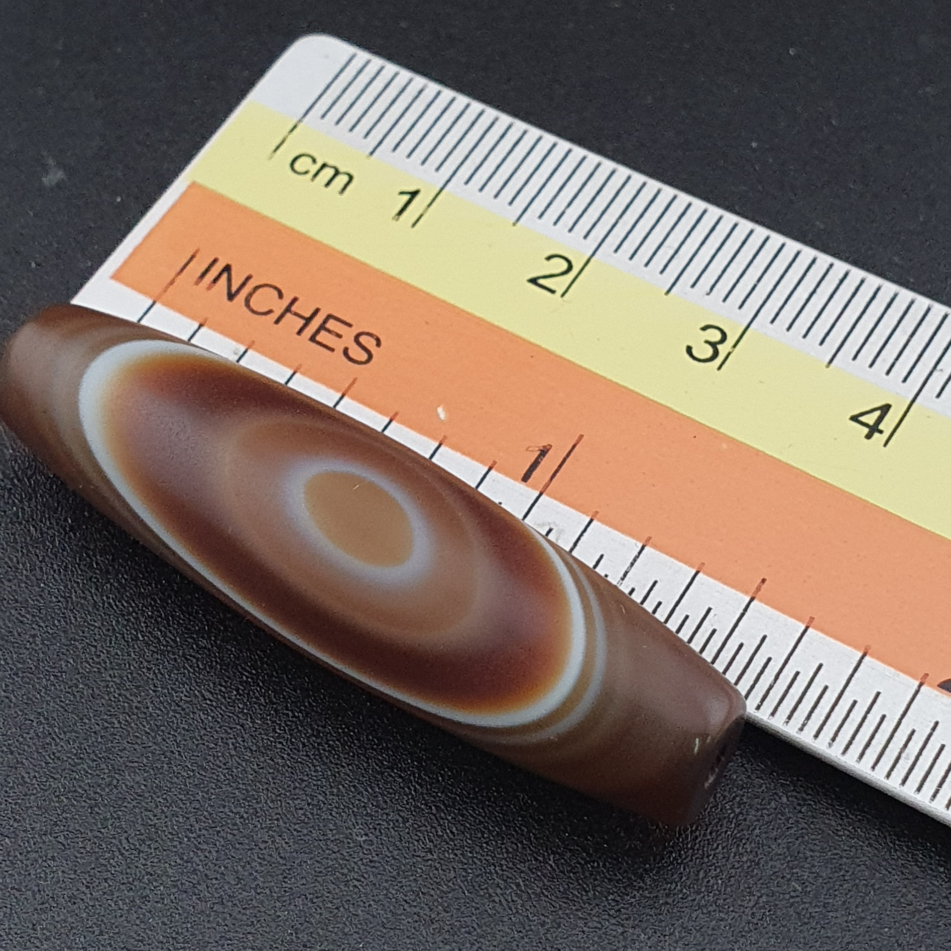 Vintage Yemeni Suliemani Eye Agate Bead Amulet