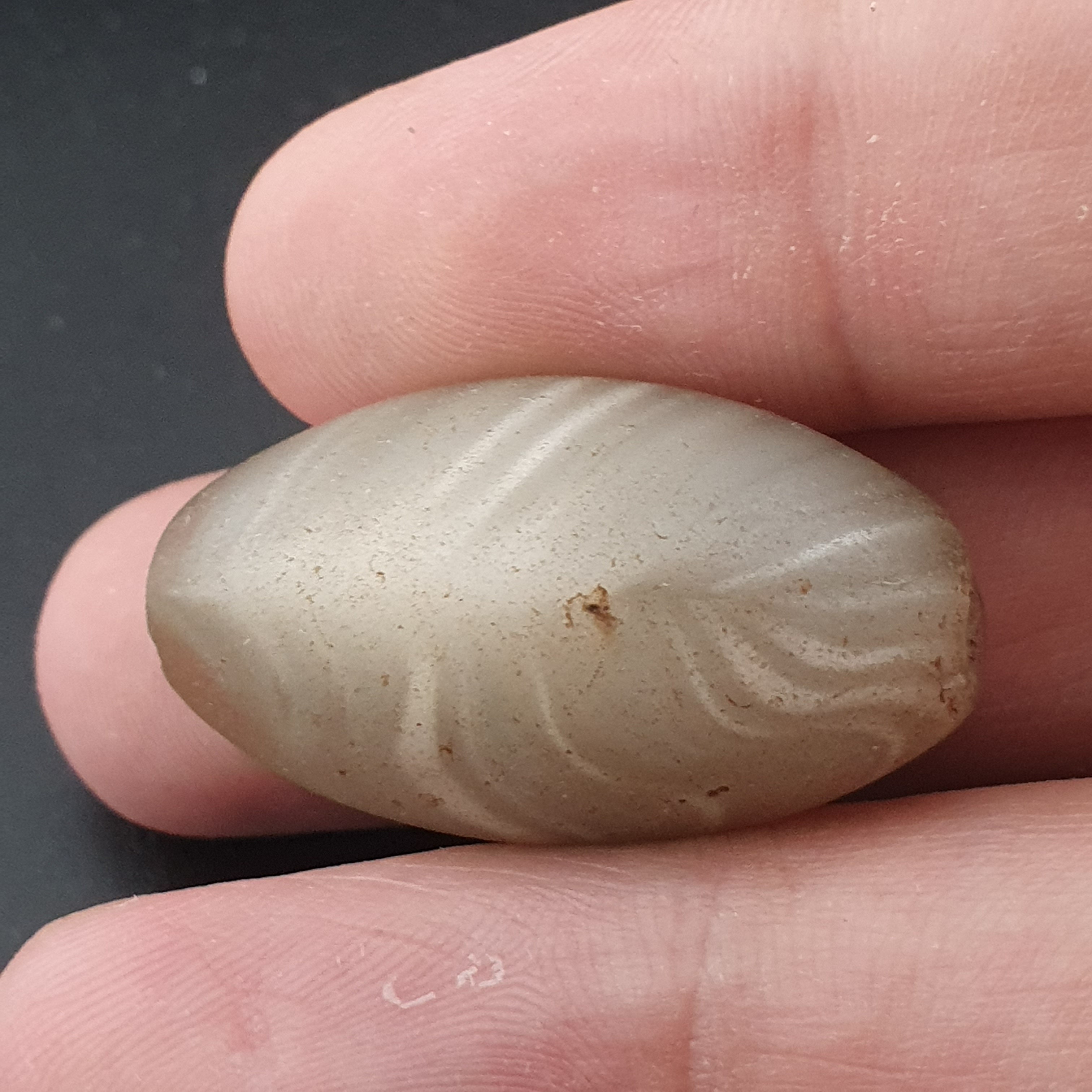 Ancient Natural Pattern Suliemani Agate Amulet