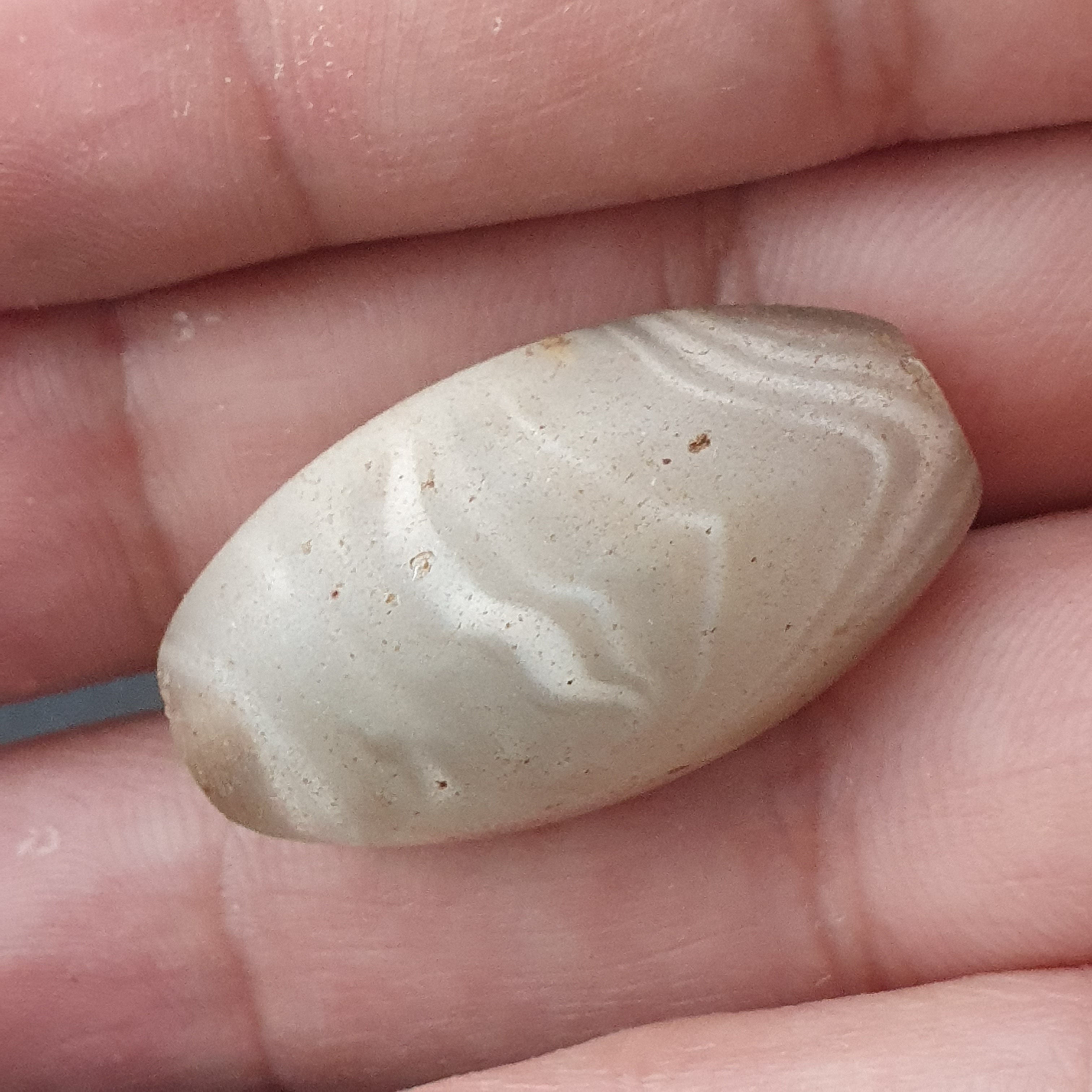 Ancient Natural Pattern Suliemani Agate Amulet