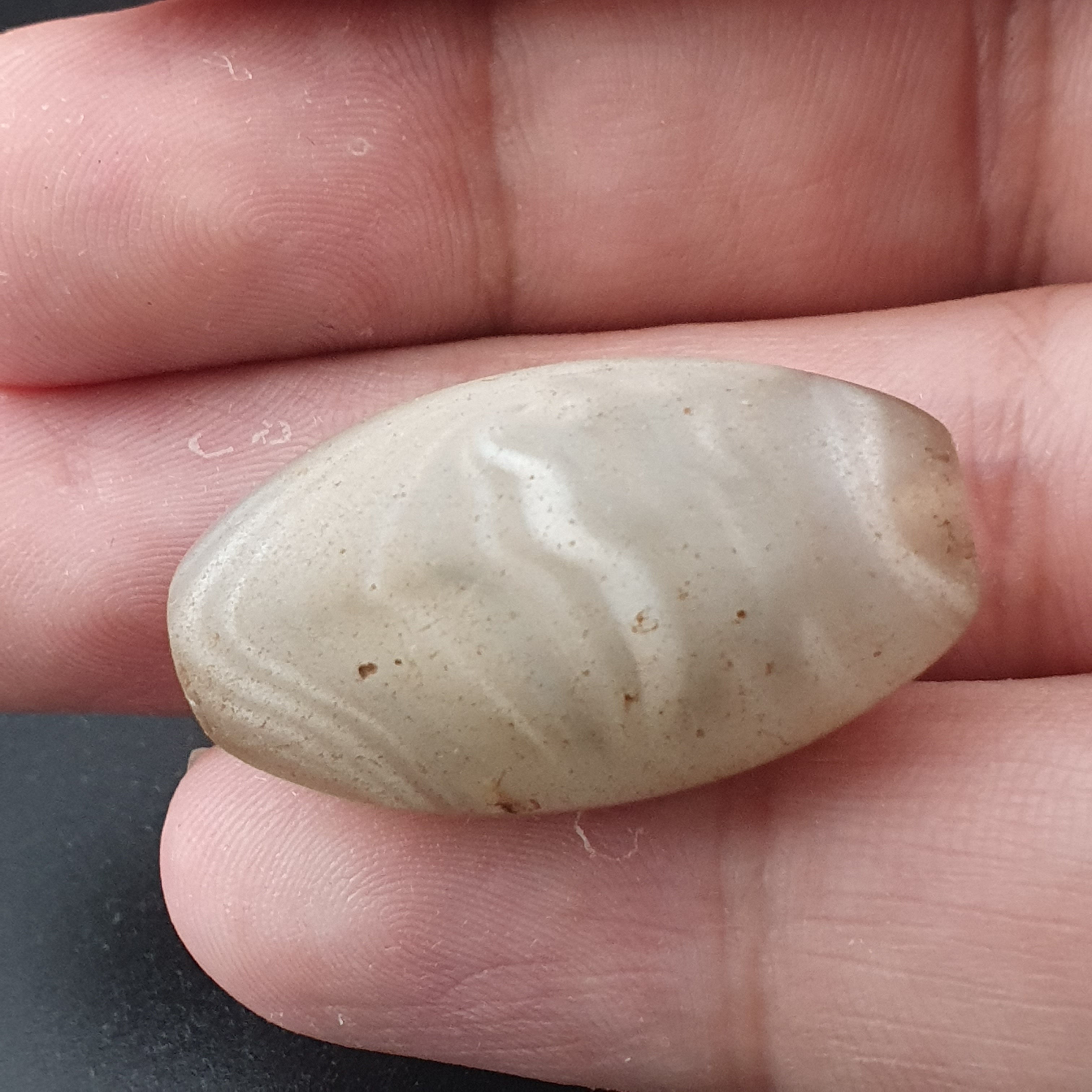 Ancient Natural Pattern Suliemani Agate Amulet