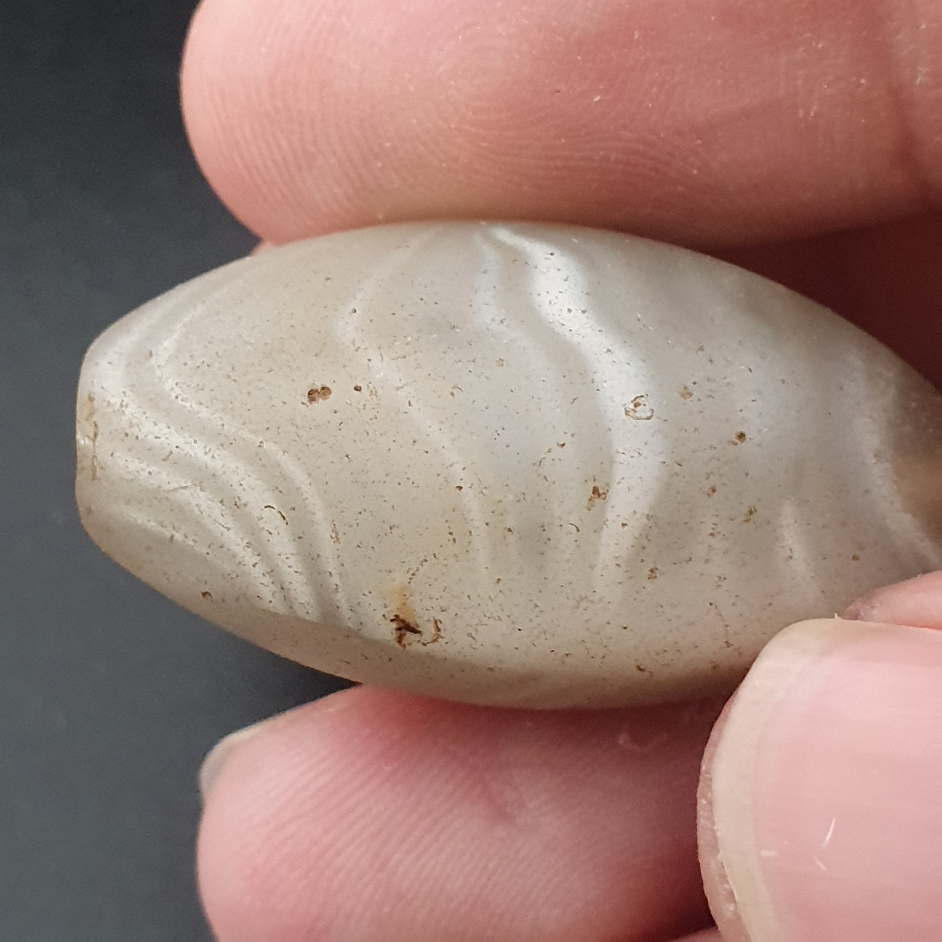 Ancient Natural Pattern Suliemani Agate Amulet
