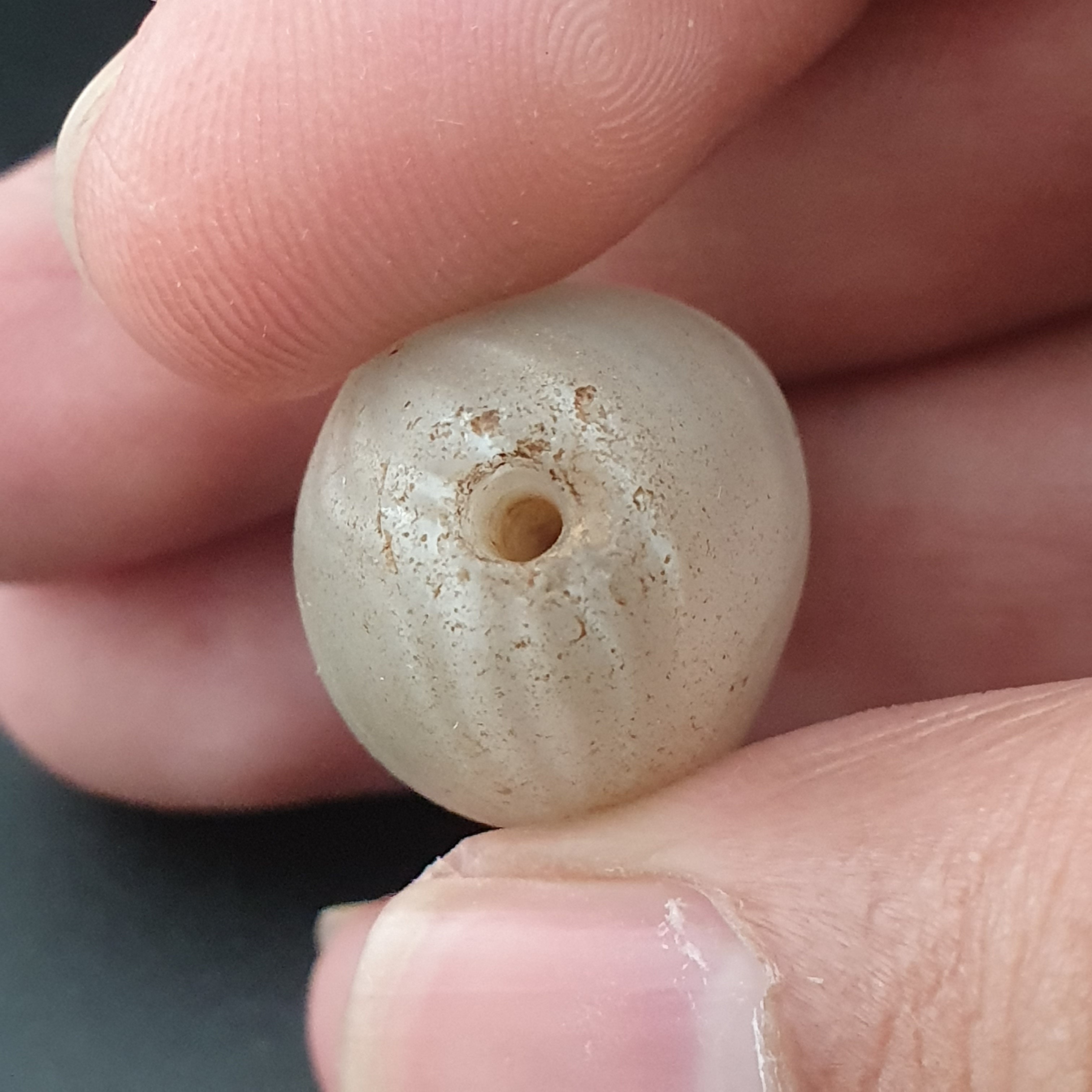 Ancient Natural Pattern Suliemani Agate Amulet