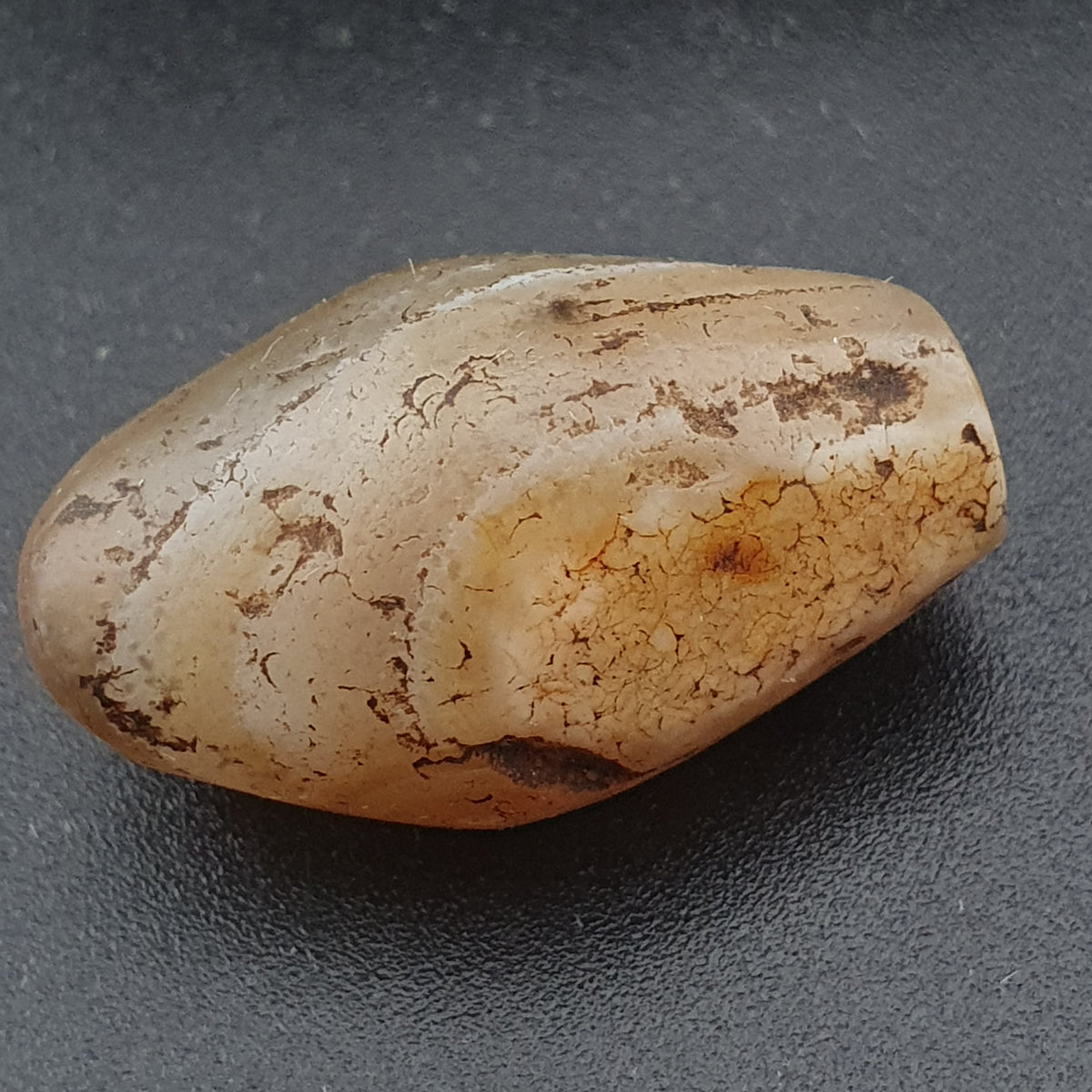 Ancient Old Natural Suleimani Eye Brown Agate Amulet