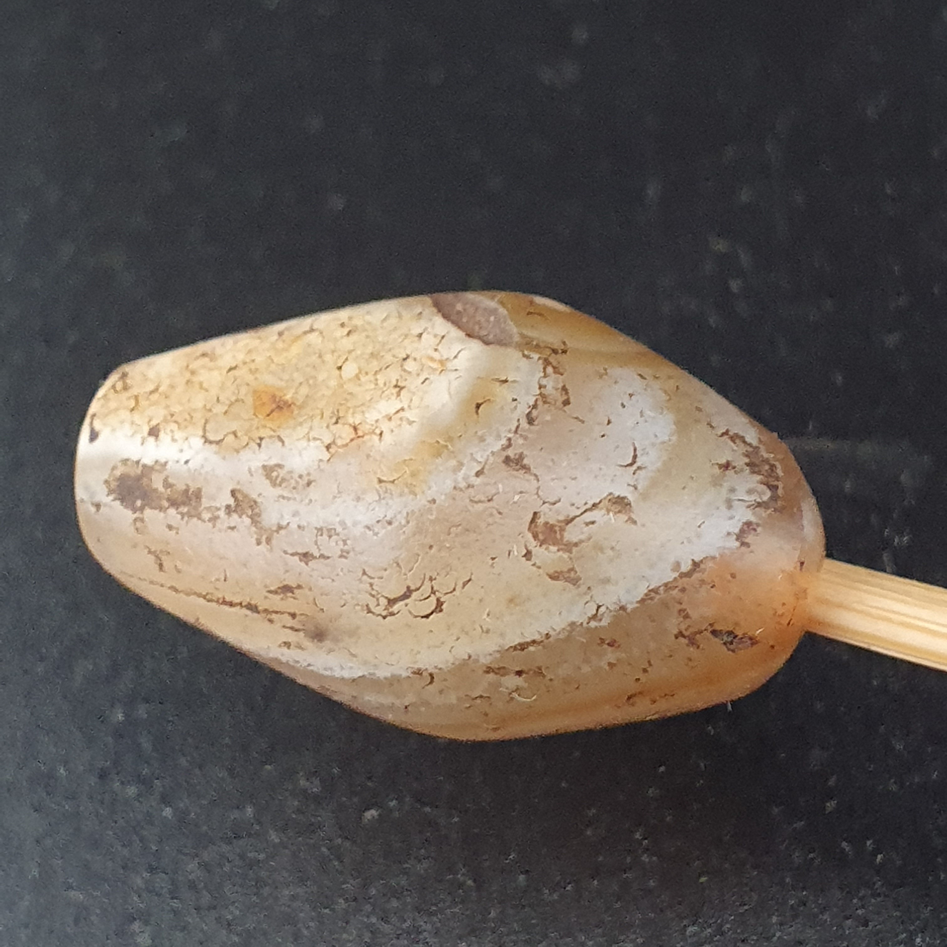 Ancient Old Natural Suleimani Eye Brown Agate Amulet