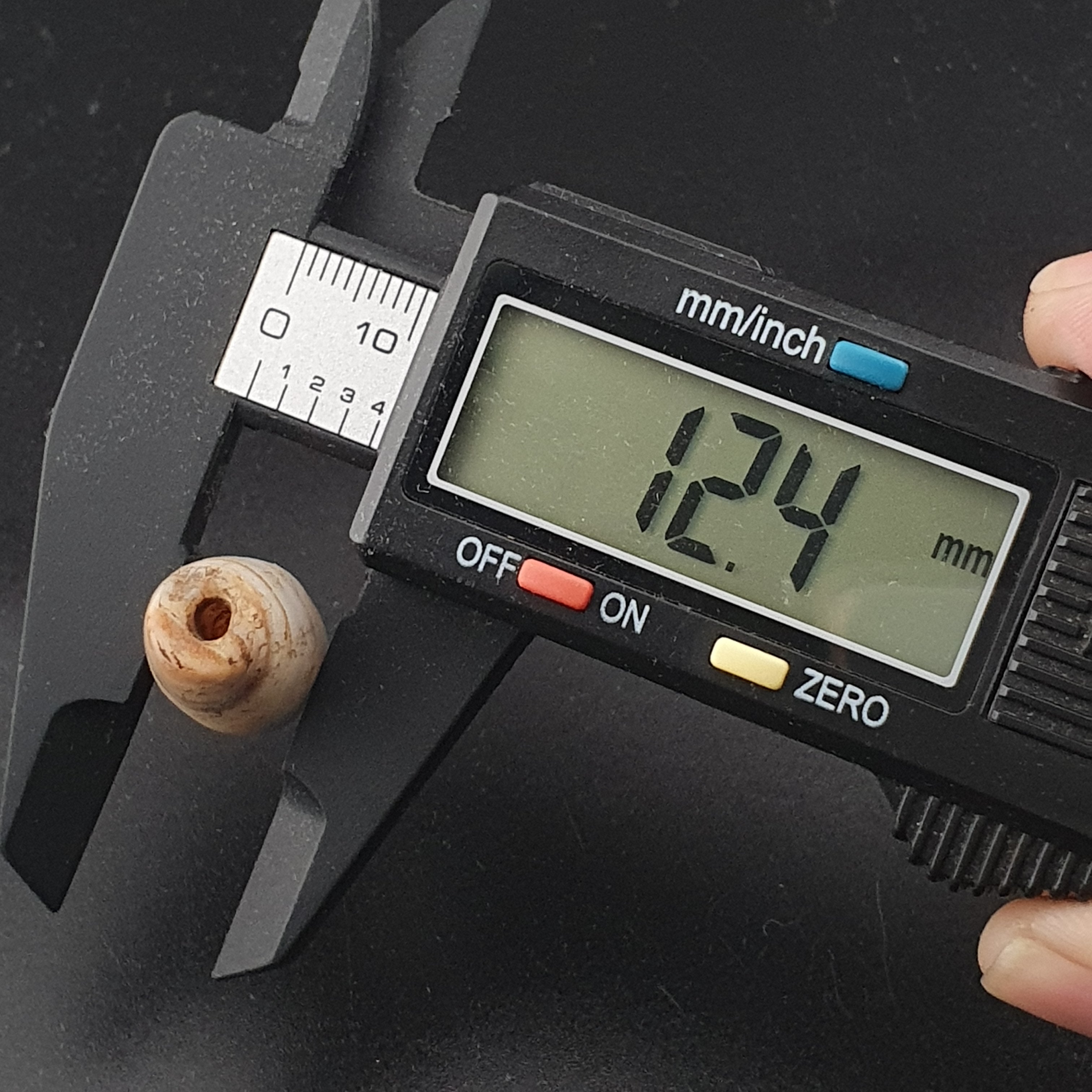 Ancient Old Tribal Natural Suliemani Eye Stripes Agate Brown White Tone