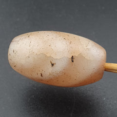 Ancient Natural Suliemani White Brown Old Agate Bead Amulet