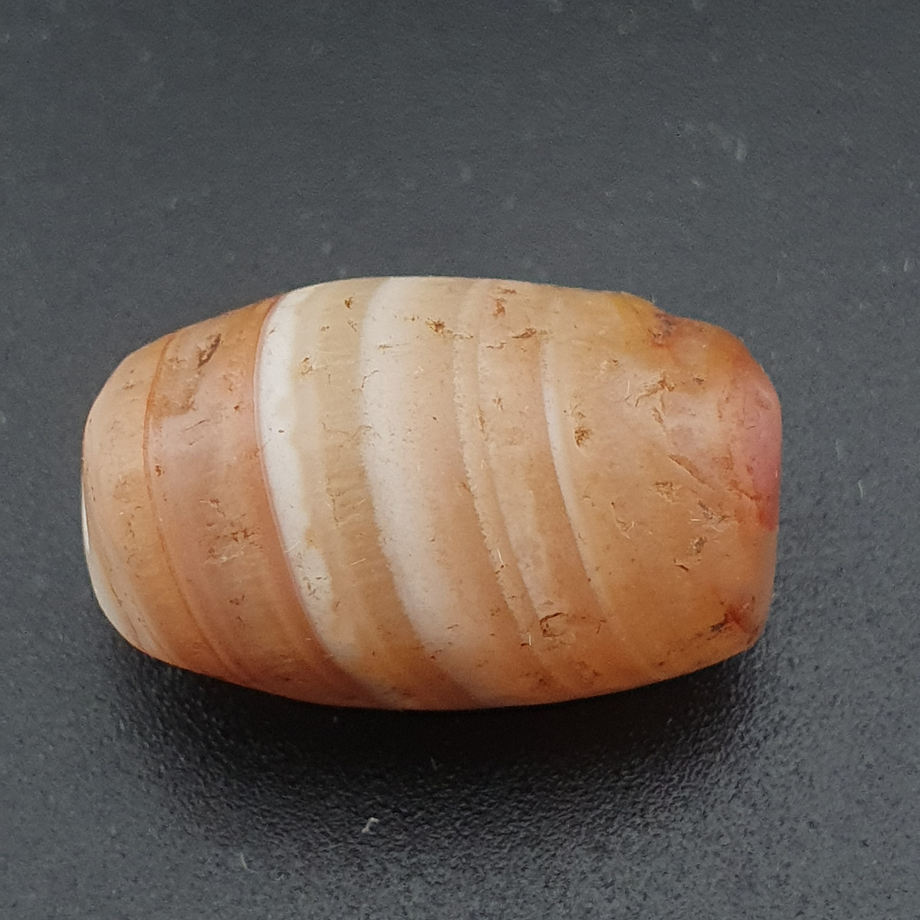 Ancient Natural Stripe Suliemani Eye Old Agate Bead Amulet