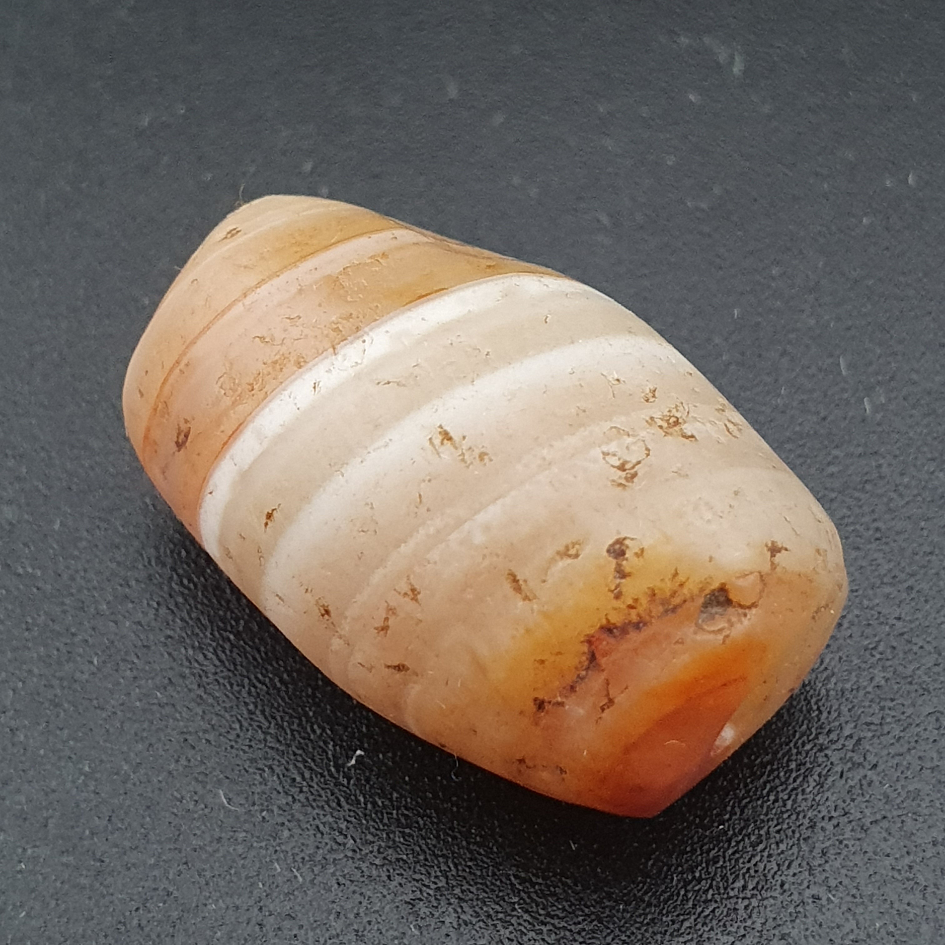 Ancient Natural Stripe Suliemani Eye Old Agate Bead Amulet