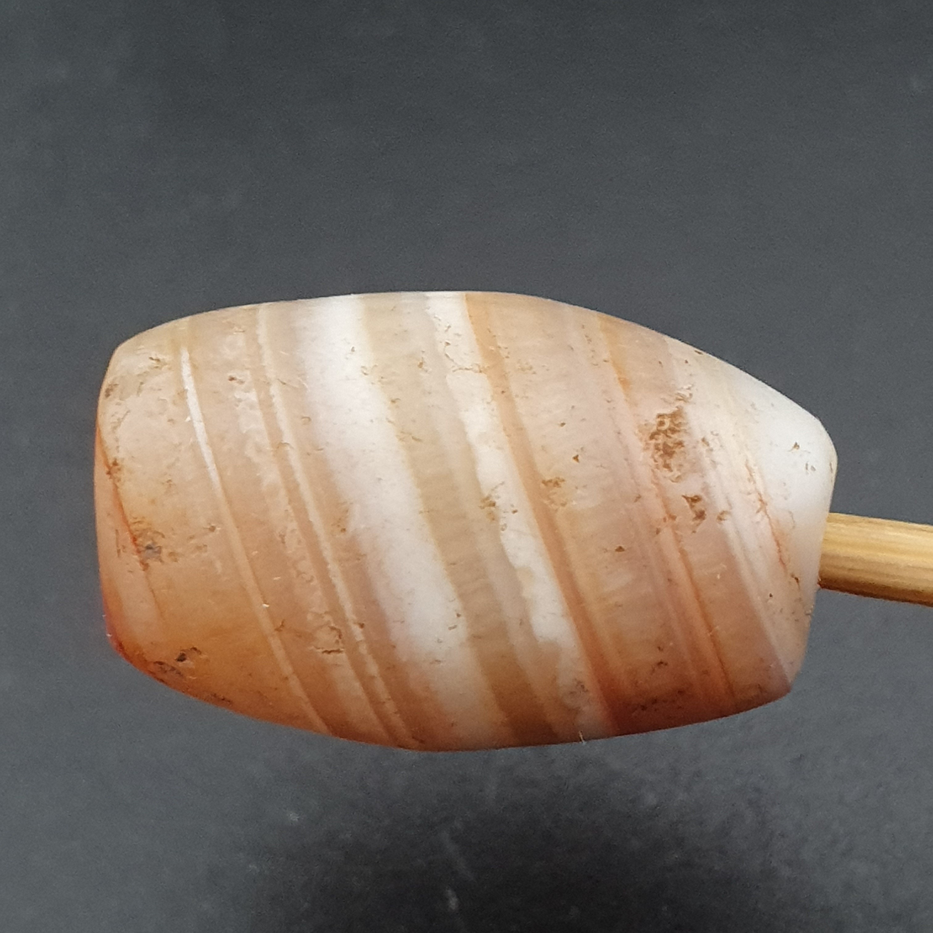 Ancient Natural Stripe Suliemani Eye Old Agate Bead Amulet