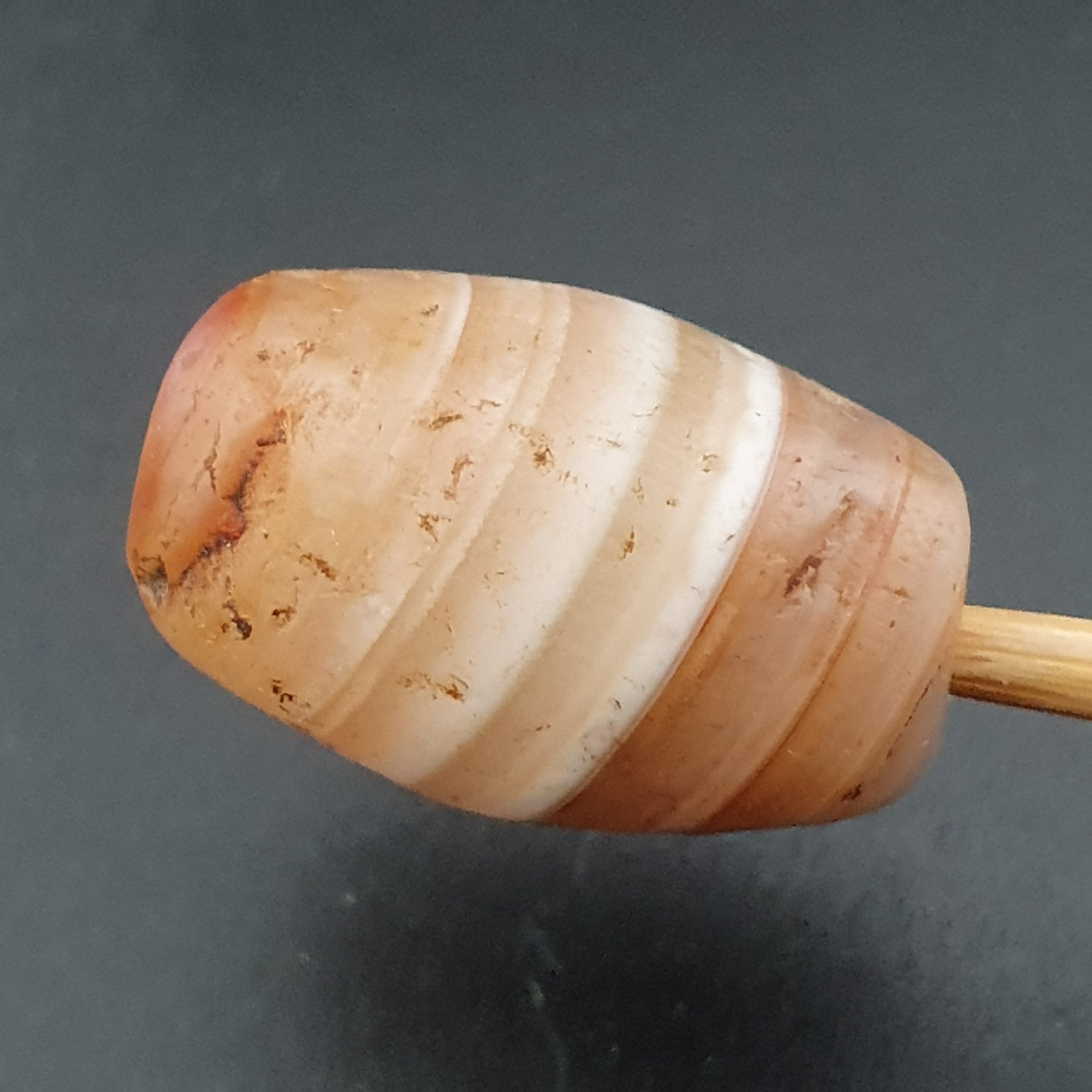 Ancient Natural Stripe Suliemani Eye Old Agate Bead Amulet