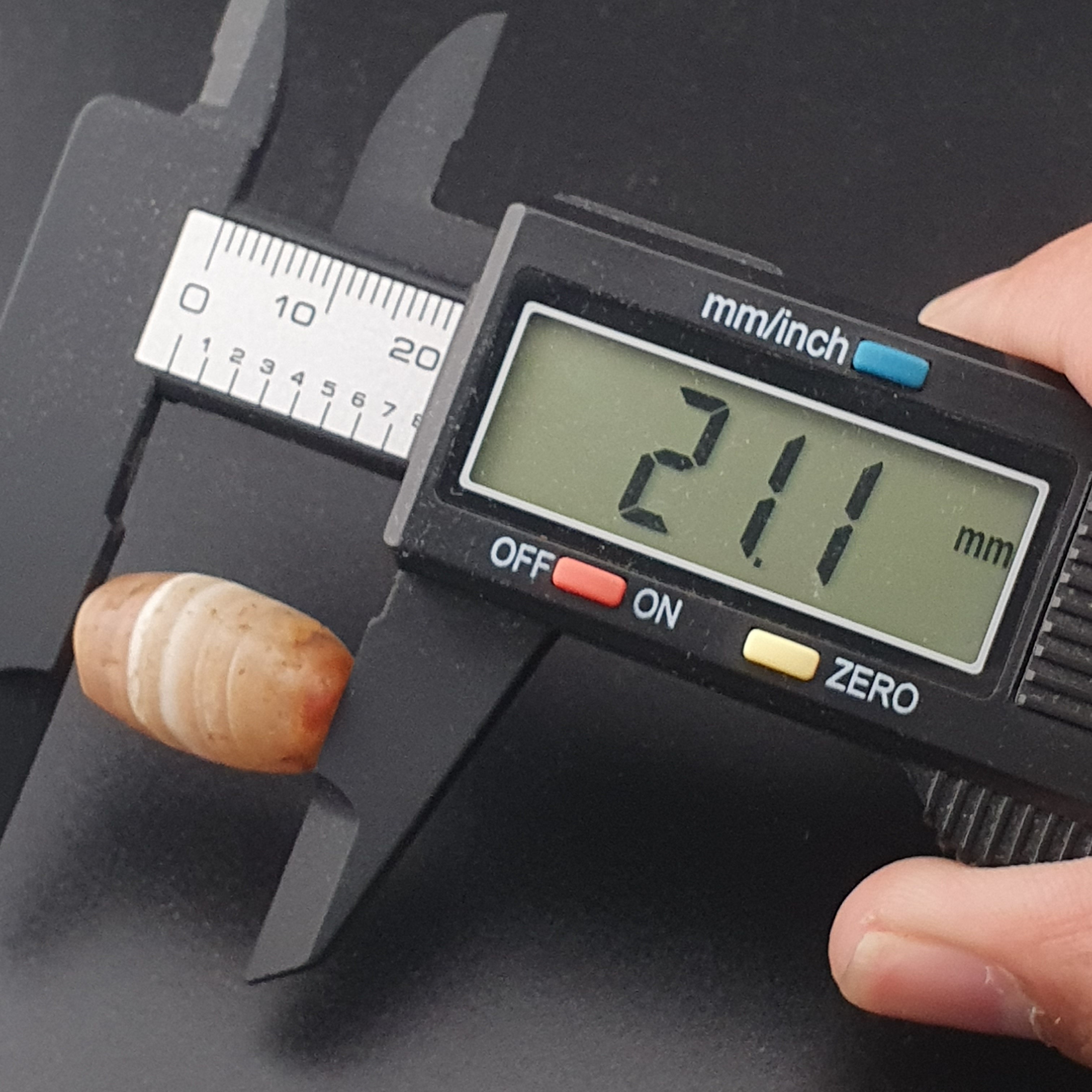 Ancient Natural Stripe Suliemani Eye Old Agate Bead Amulet