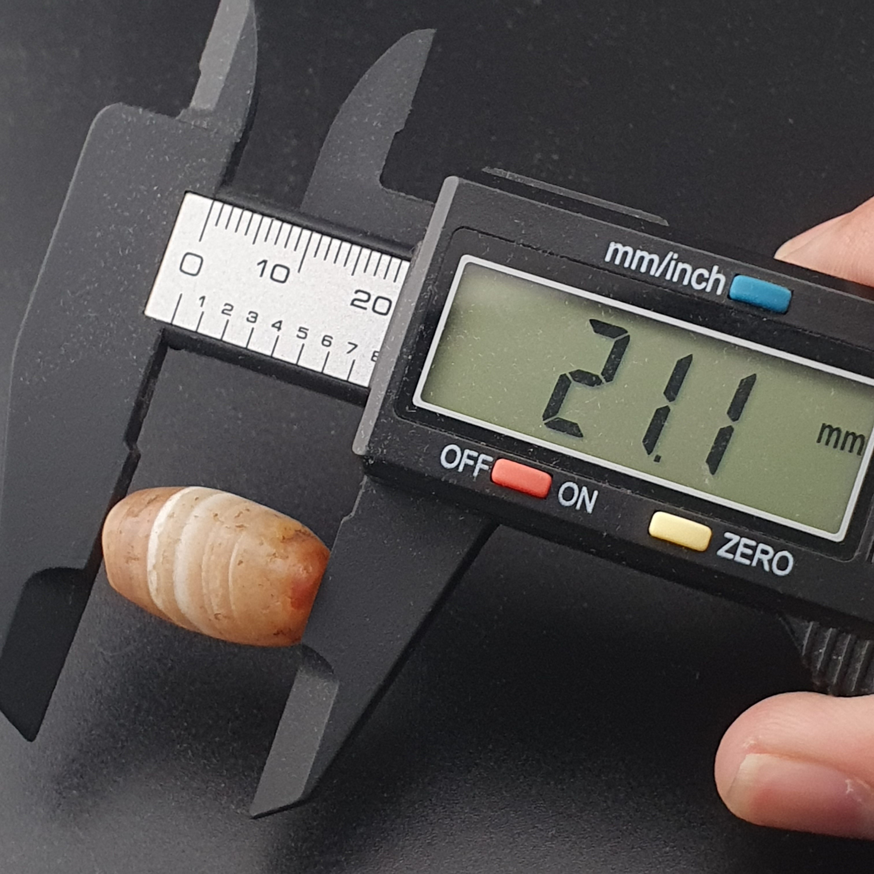 Ancient Natural Stripe Suliemani Eye Old Agate Bead Amulet