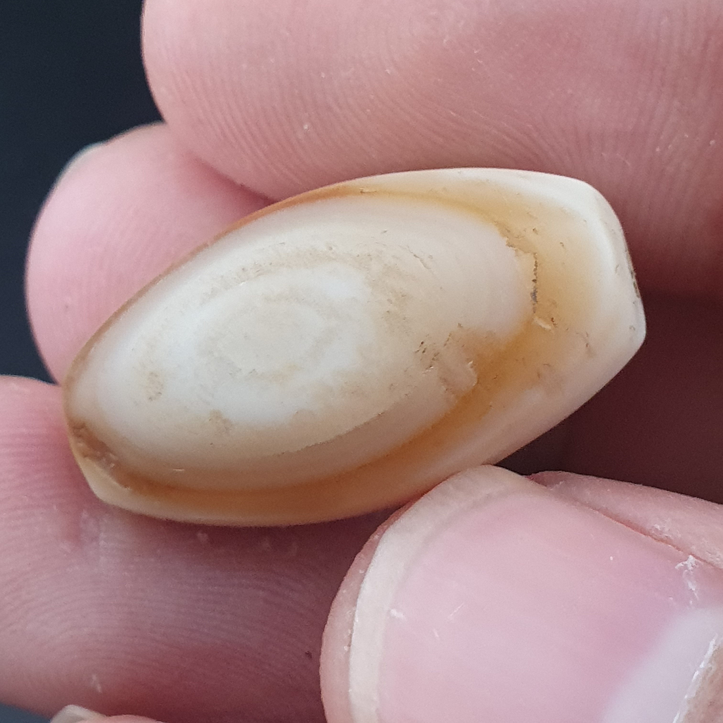 Rare Ancient Suliemani Eye Pattern Old Agate Amulet