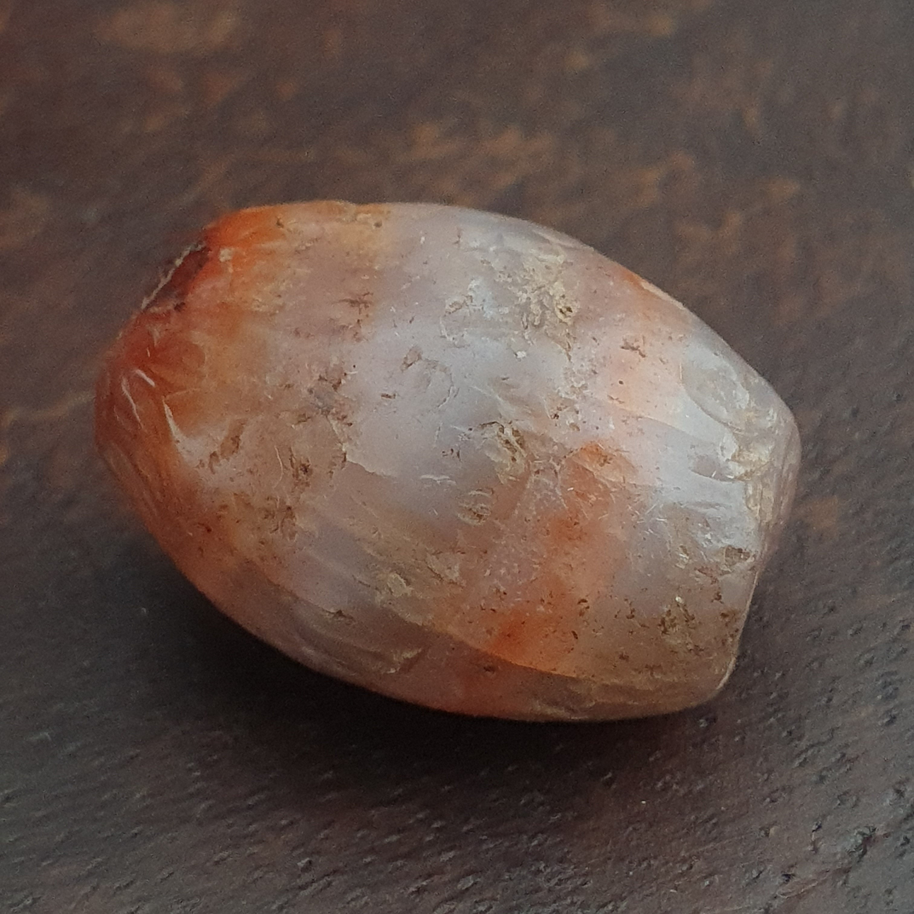 Ancient Reddish Brown Suleimani Agate Spiritual Amulet