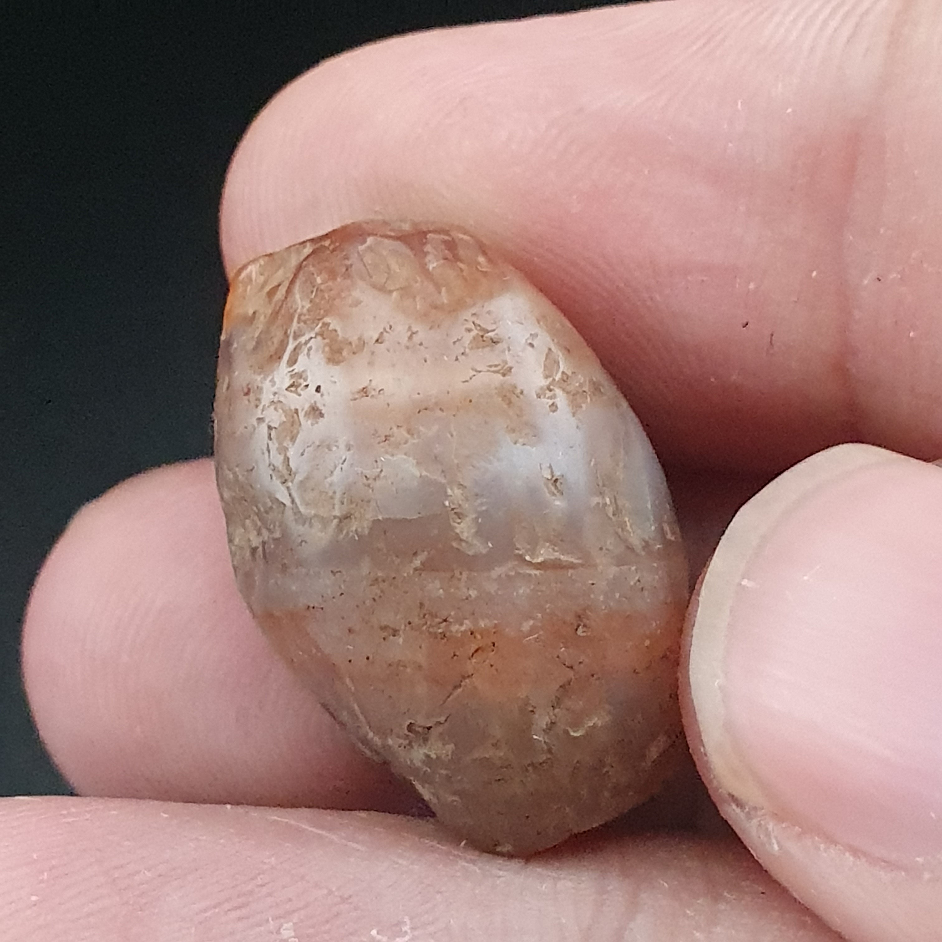 Ancient Reddish Brown Suleimani Agate Spiritual Amulet