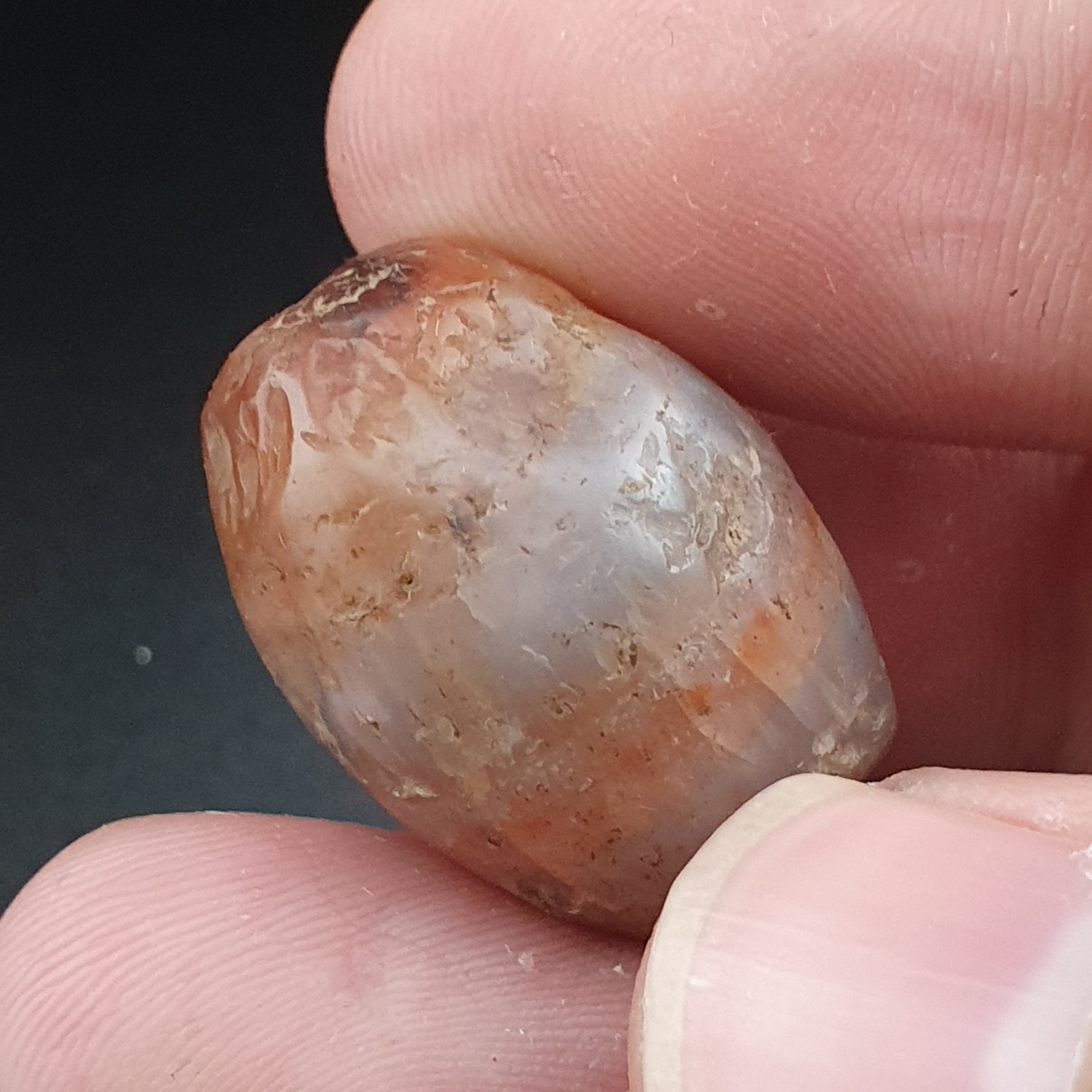 Ancient Reddish Brown Suleimani Agate Spiritual Amulet