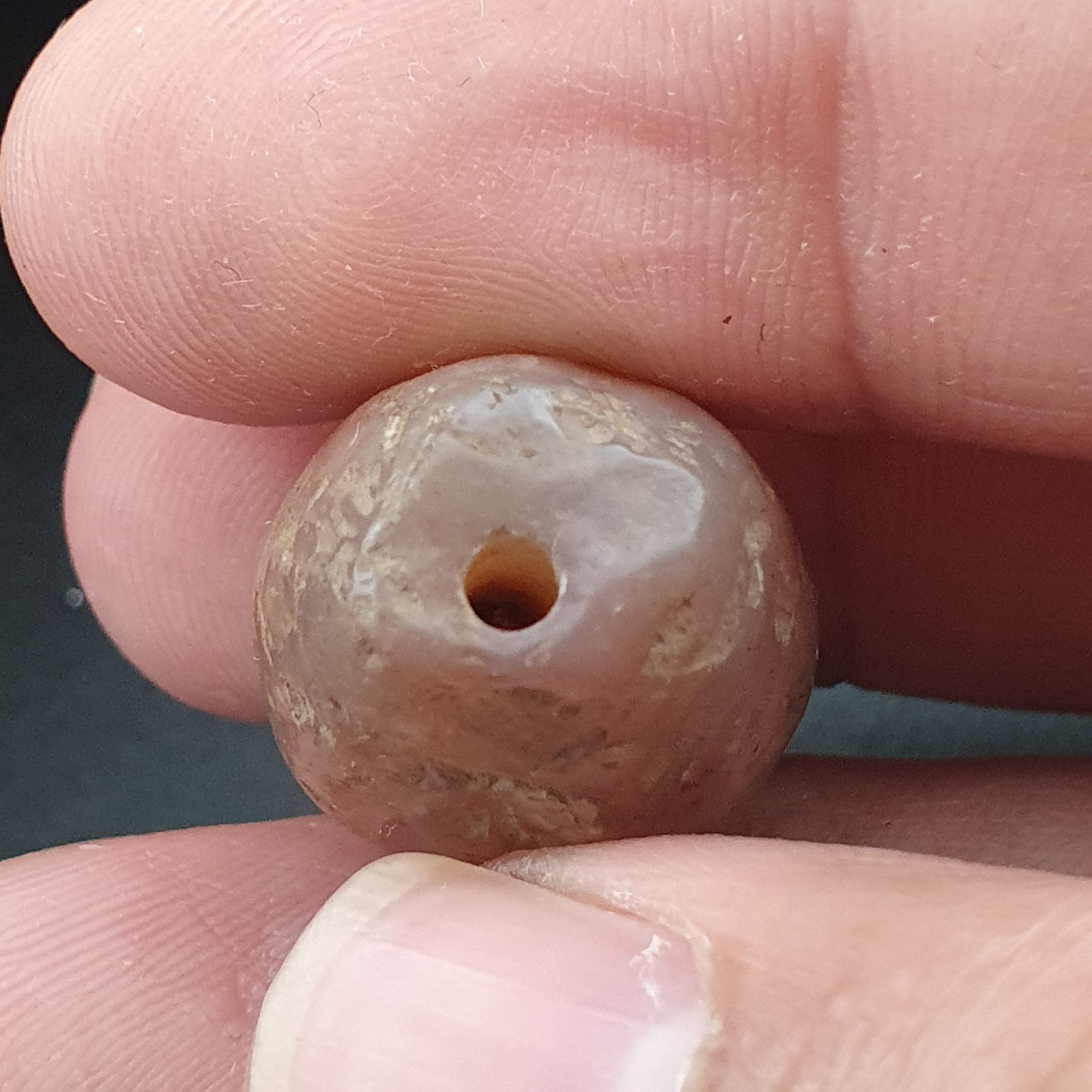 Ancient Reddish Brown Suleimani Agate Spiritual Amulet