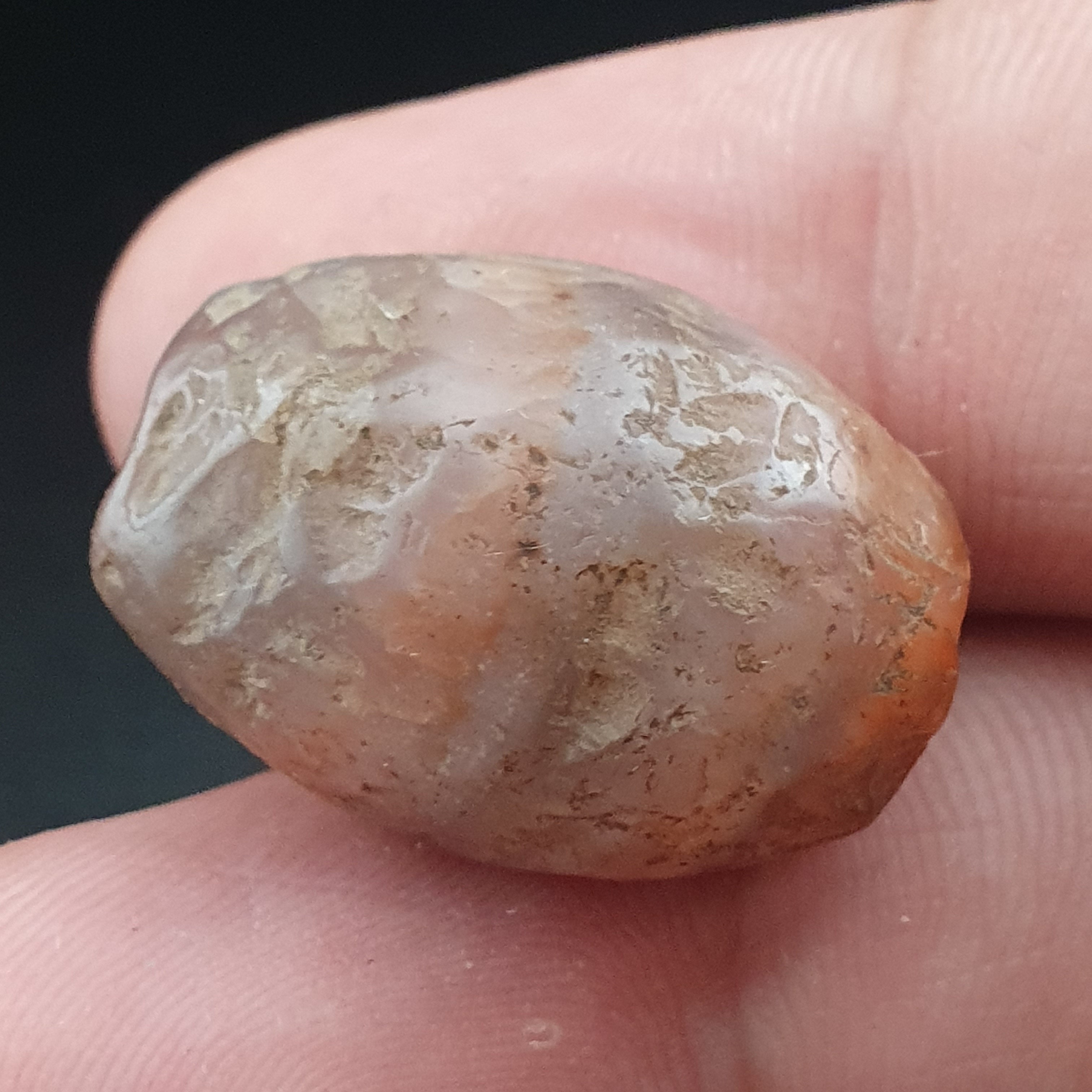 Ancient Reddish Brown Suleimani Agate Spiritual Amulet