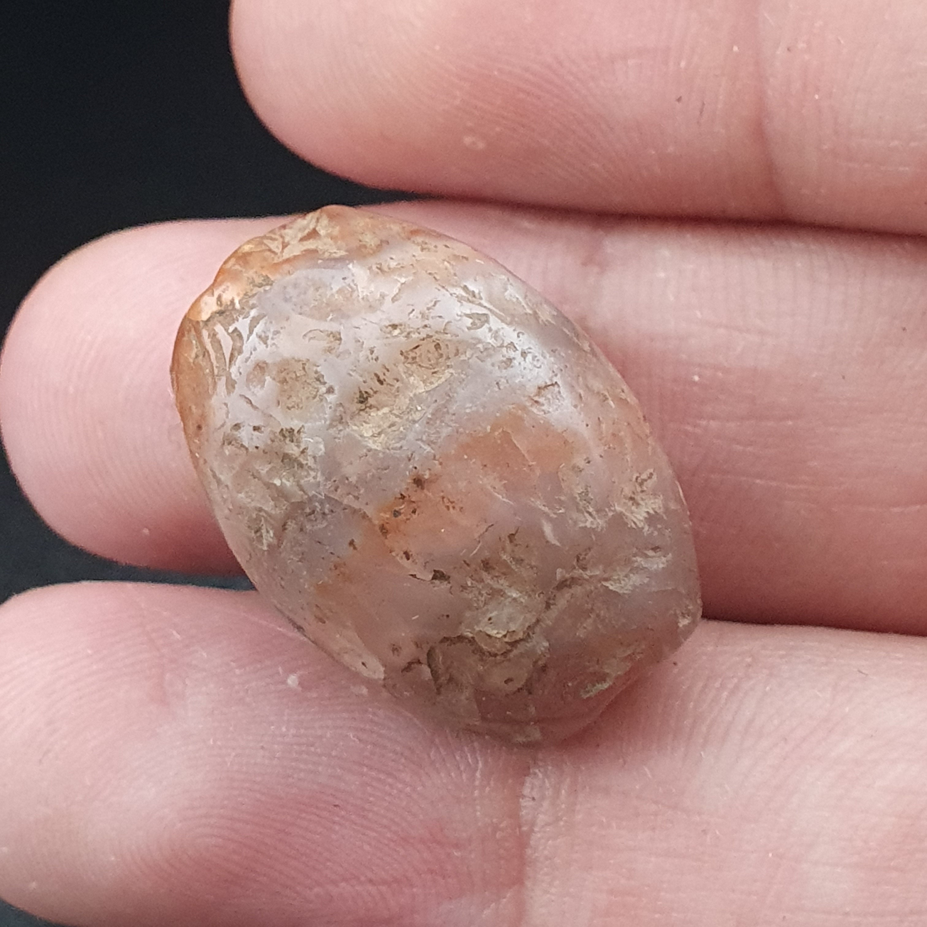 Ancient Reddish Brown Suleimani Agate Spiritual Amulet