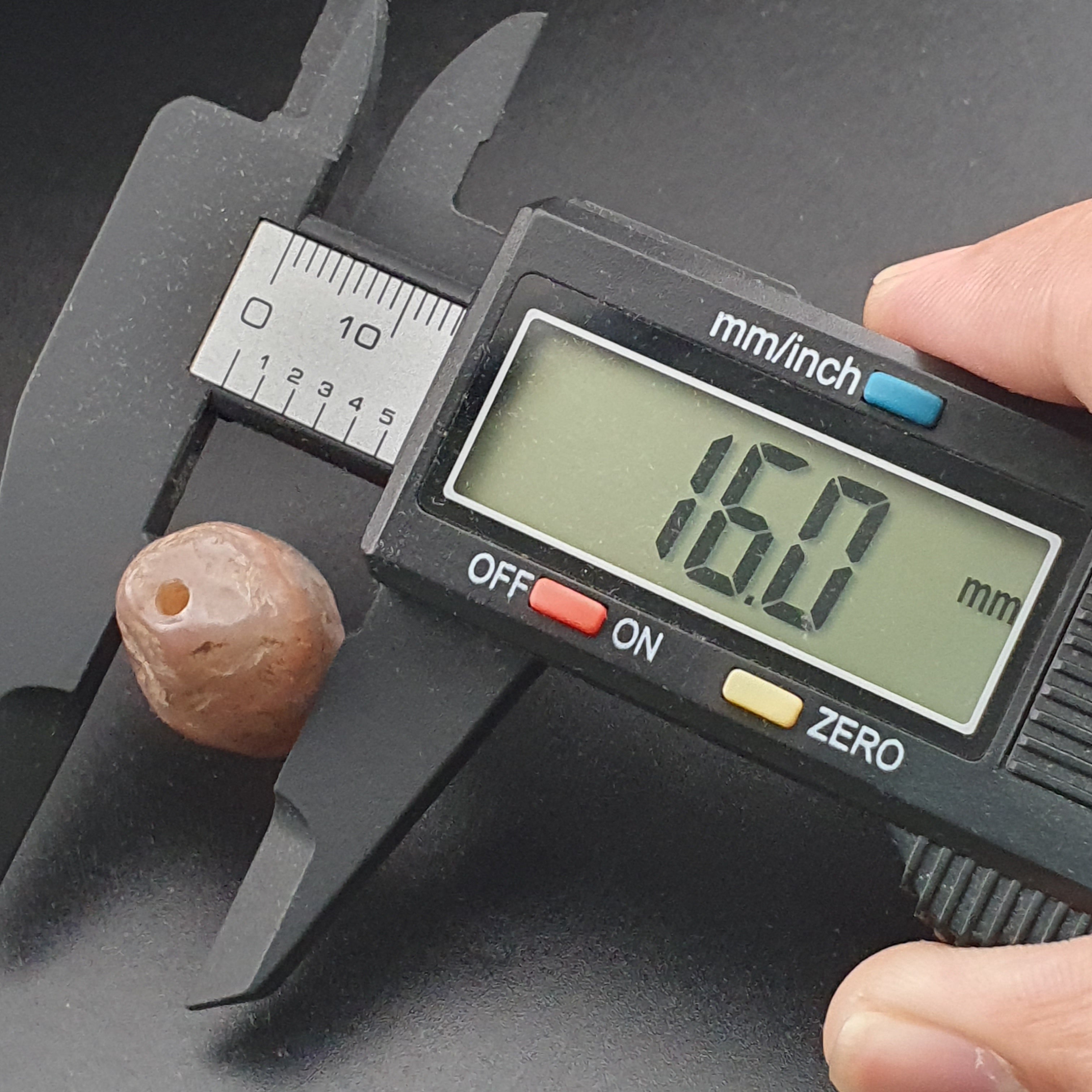 Ancient Reddish Brown Suleimani Agate Spiritual Amulet