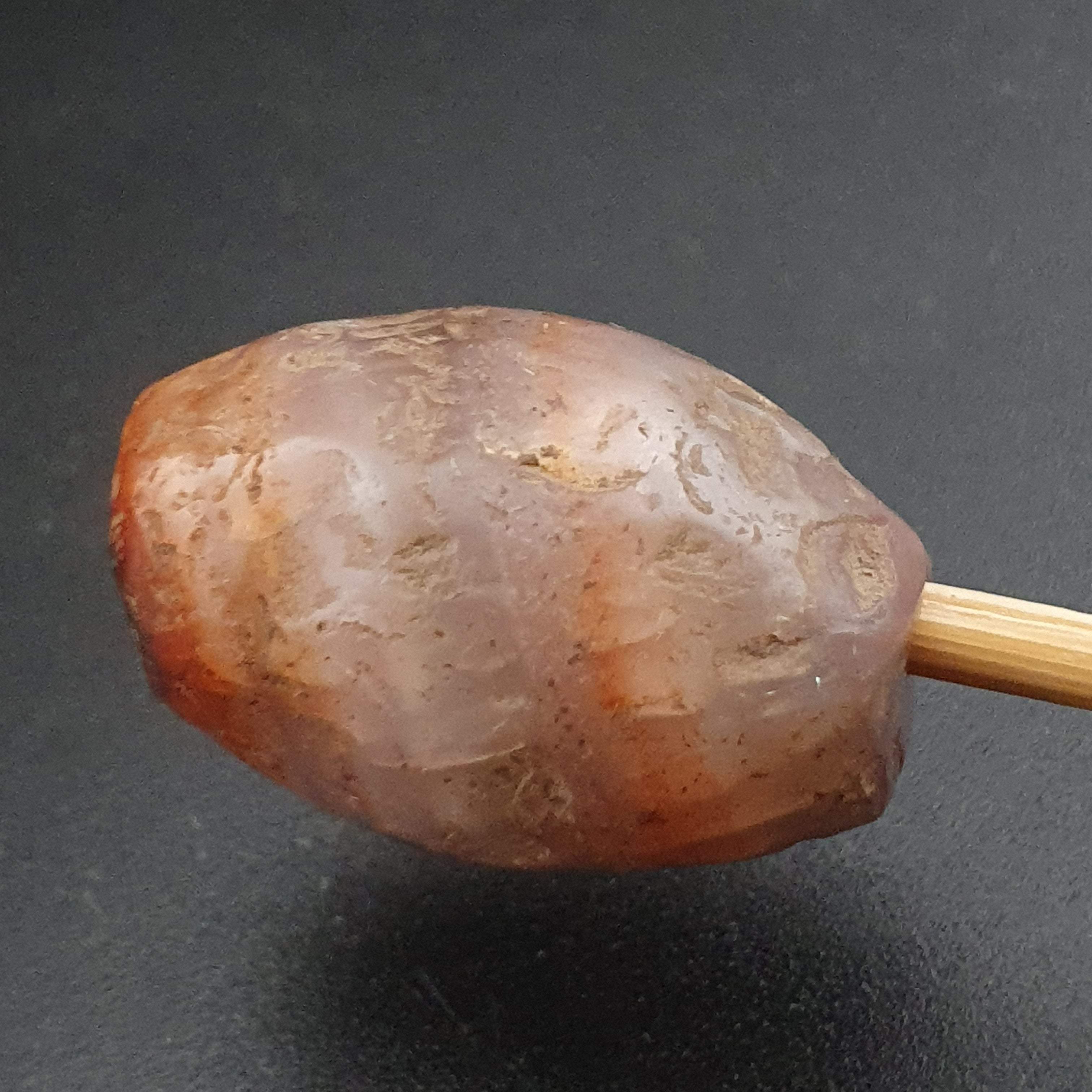 Ancient Reddish Brown Suleimani Agate Spiritual Amulet