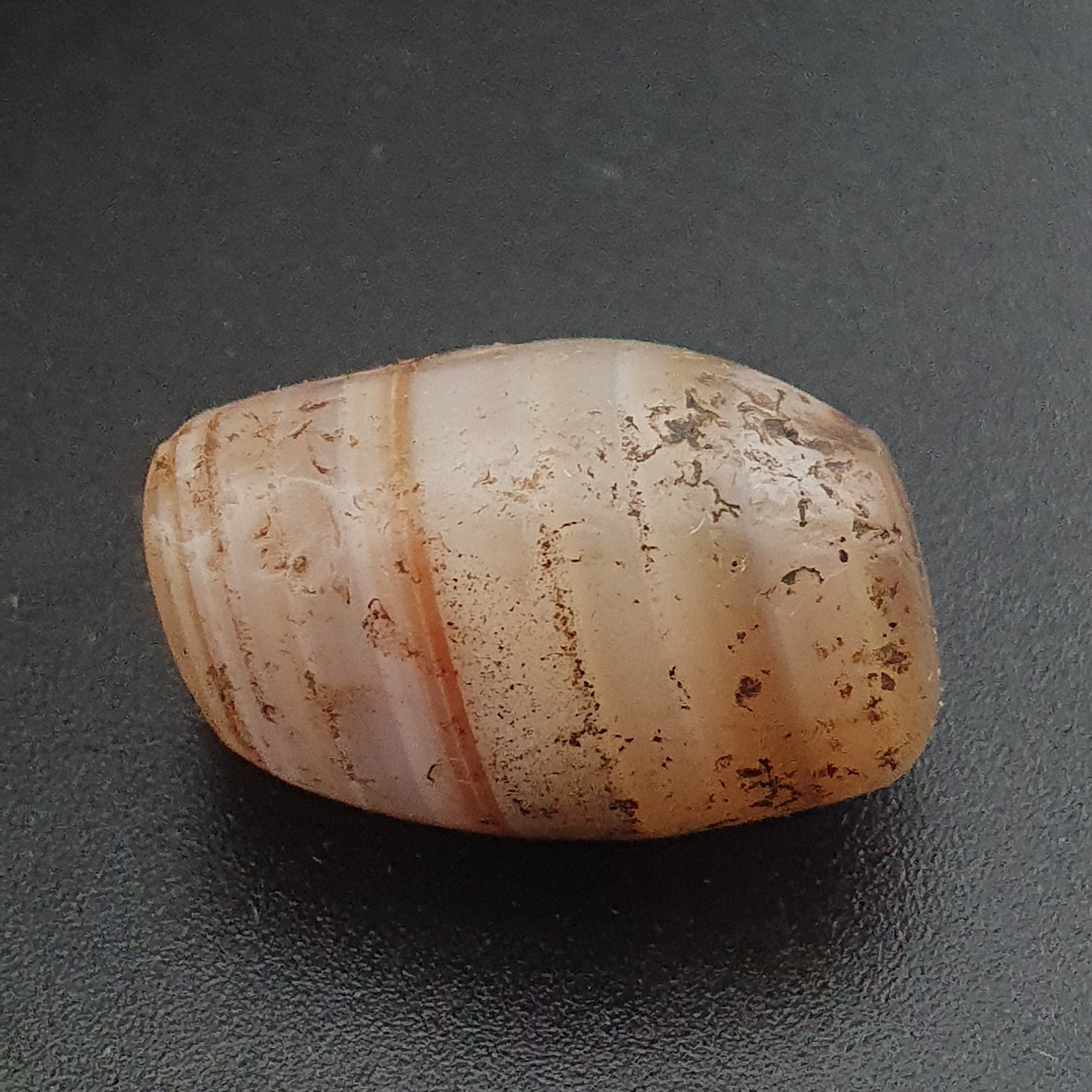 Ancient Suliemani Agate Amulet with Beautiful Stripes