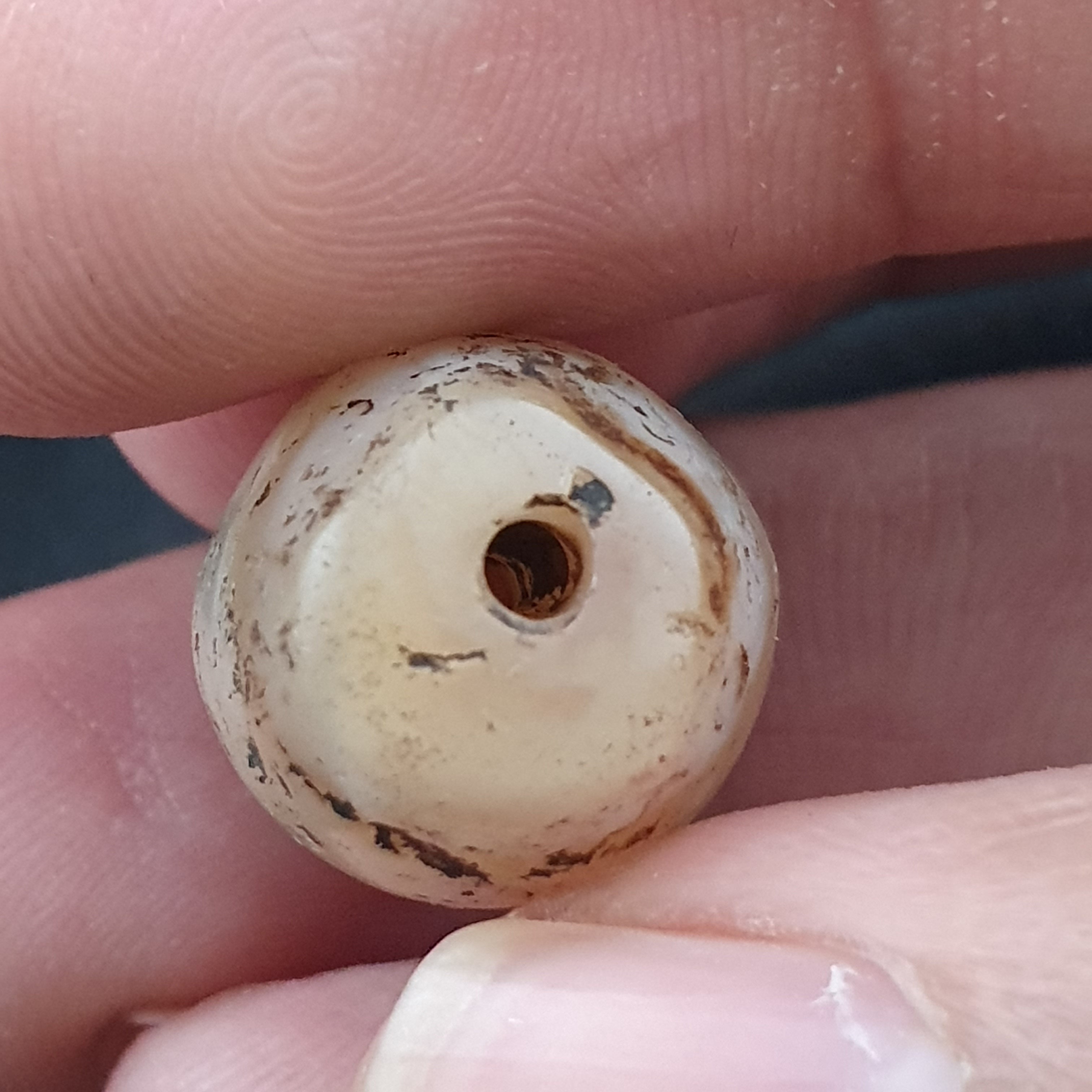 Ancient Suliemani Agate Amulet with Beautiful Stripes