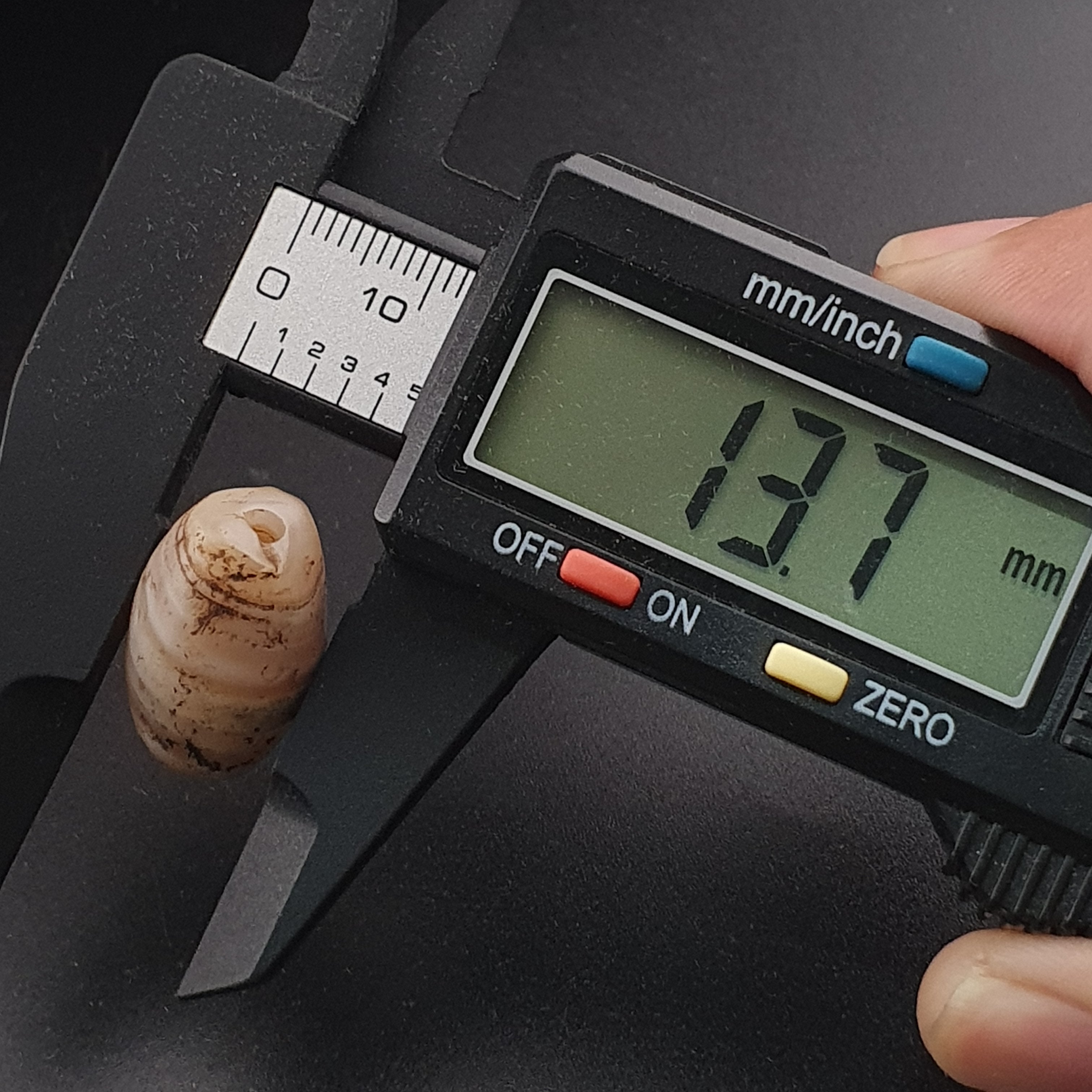 Ancient Suliemani Agate Amulet with Beautiful Stripes