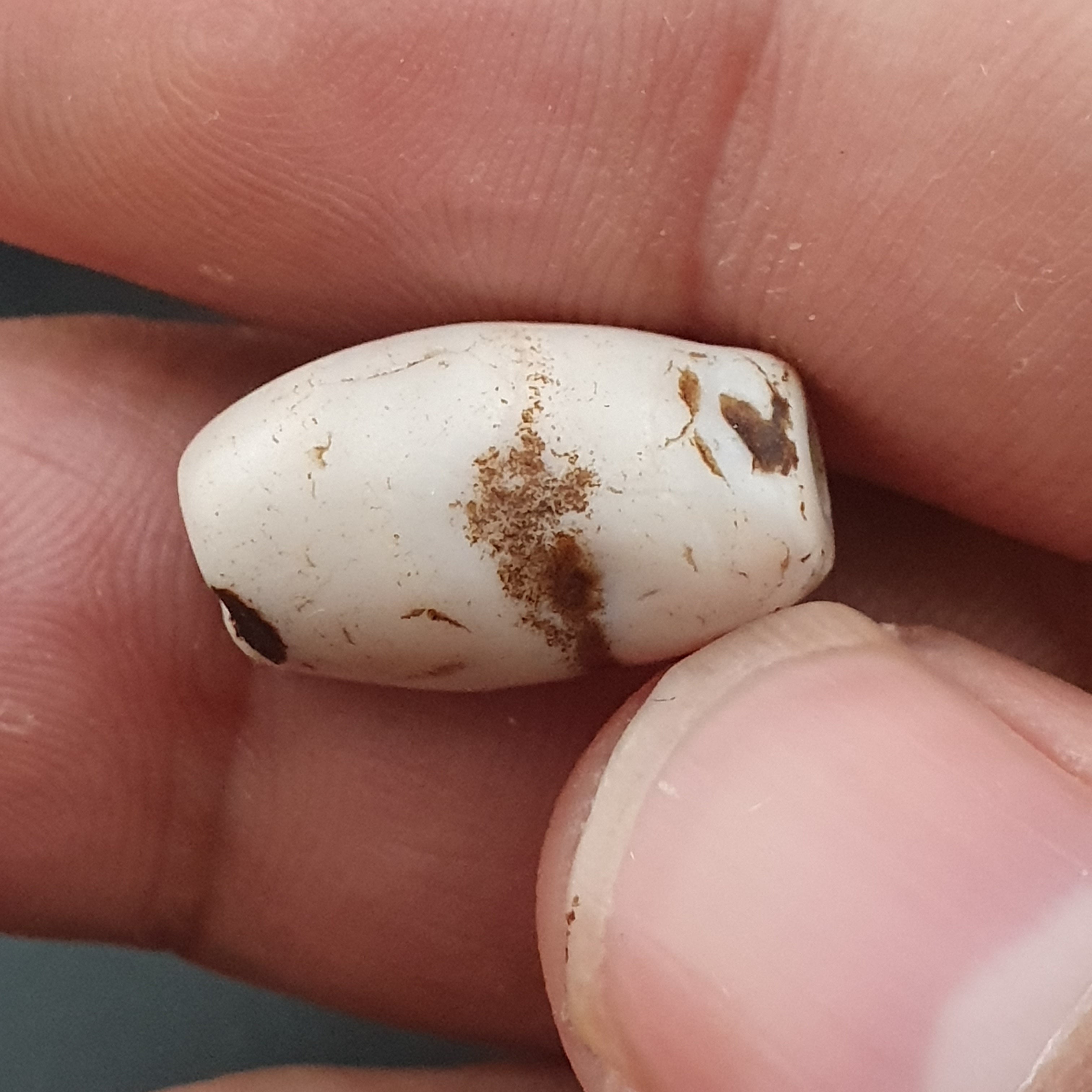 Old Ancient Eye Suleimani Agate Beads Set of 3 Amulets