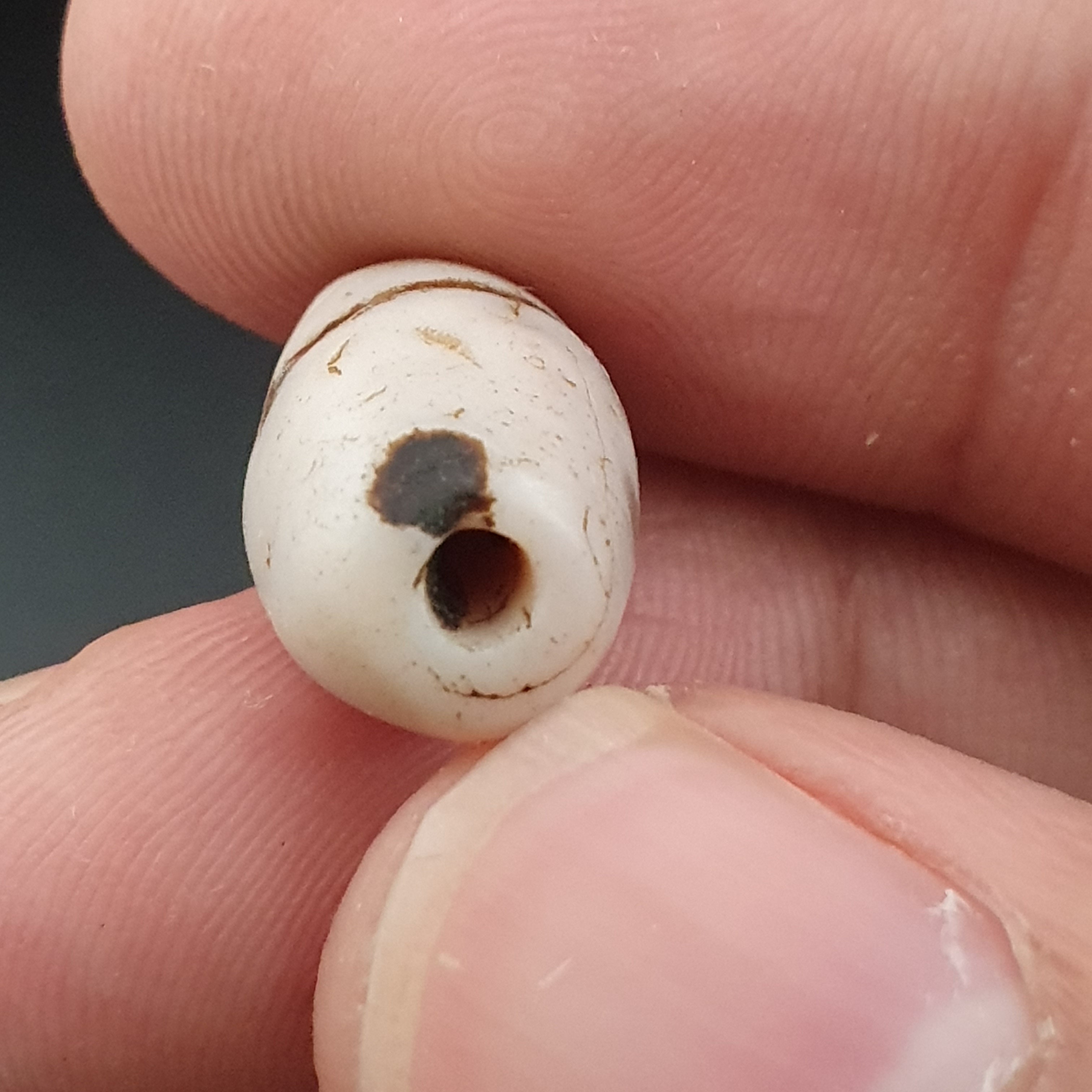 Old Ancient Eye Suleimani Agate Beads Set of 3 Amulets