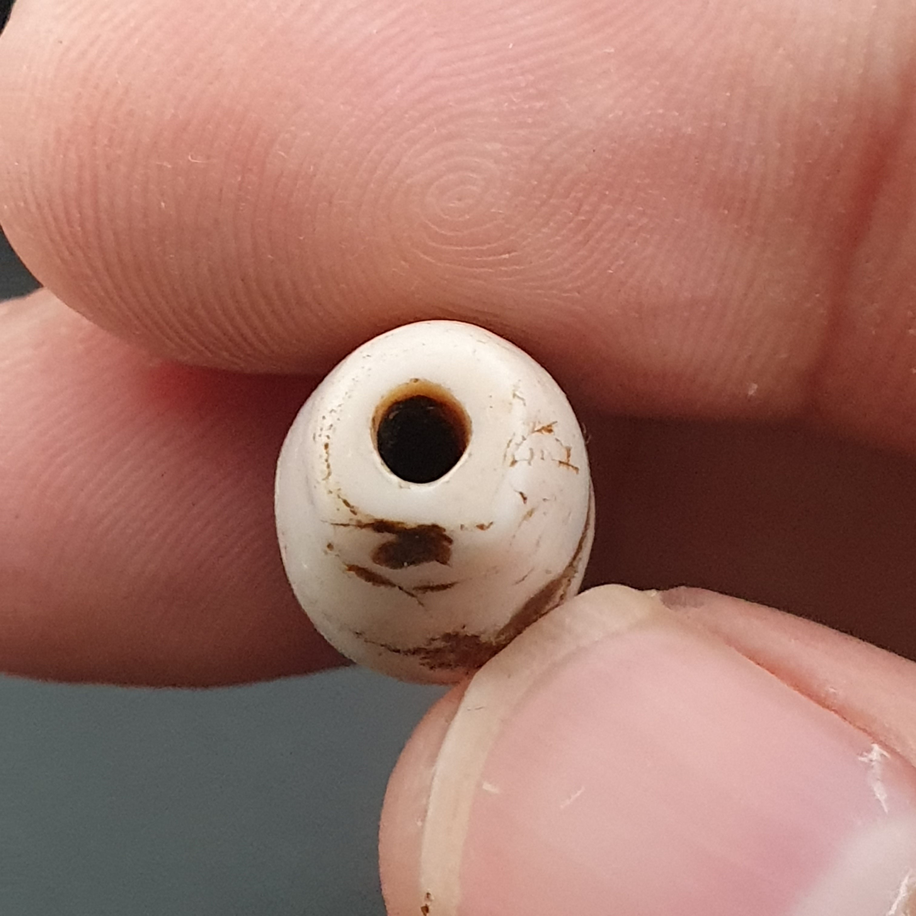 Old Ancient Eye Suleimani Agate Beads Set of 3 Amulets