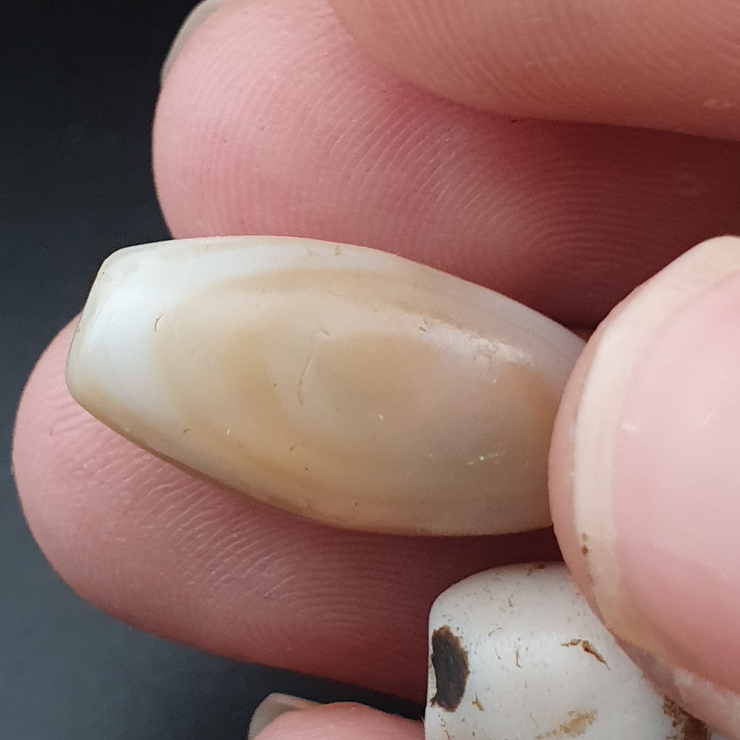 Old Ancient Eye Suleimani Agate Beads Set of 3 Amulets