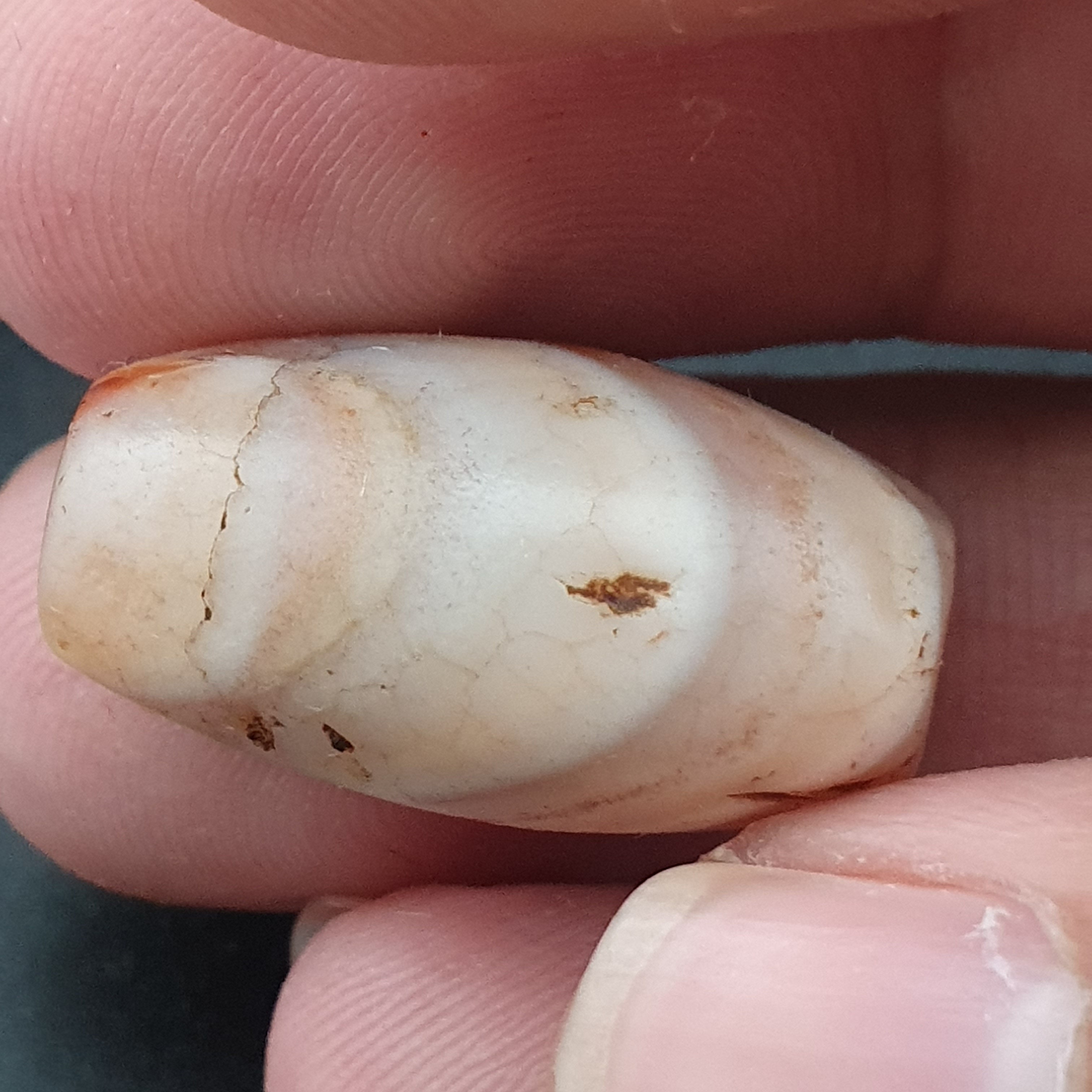 Rare Ancient Suliemani Eye Pattern Agate Bead