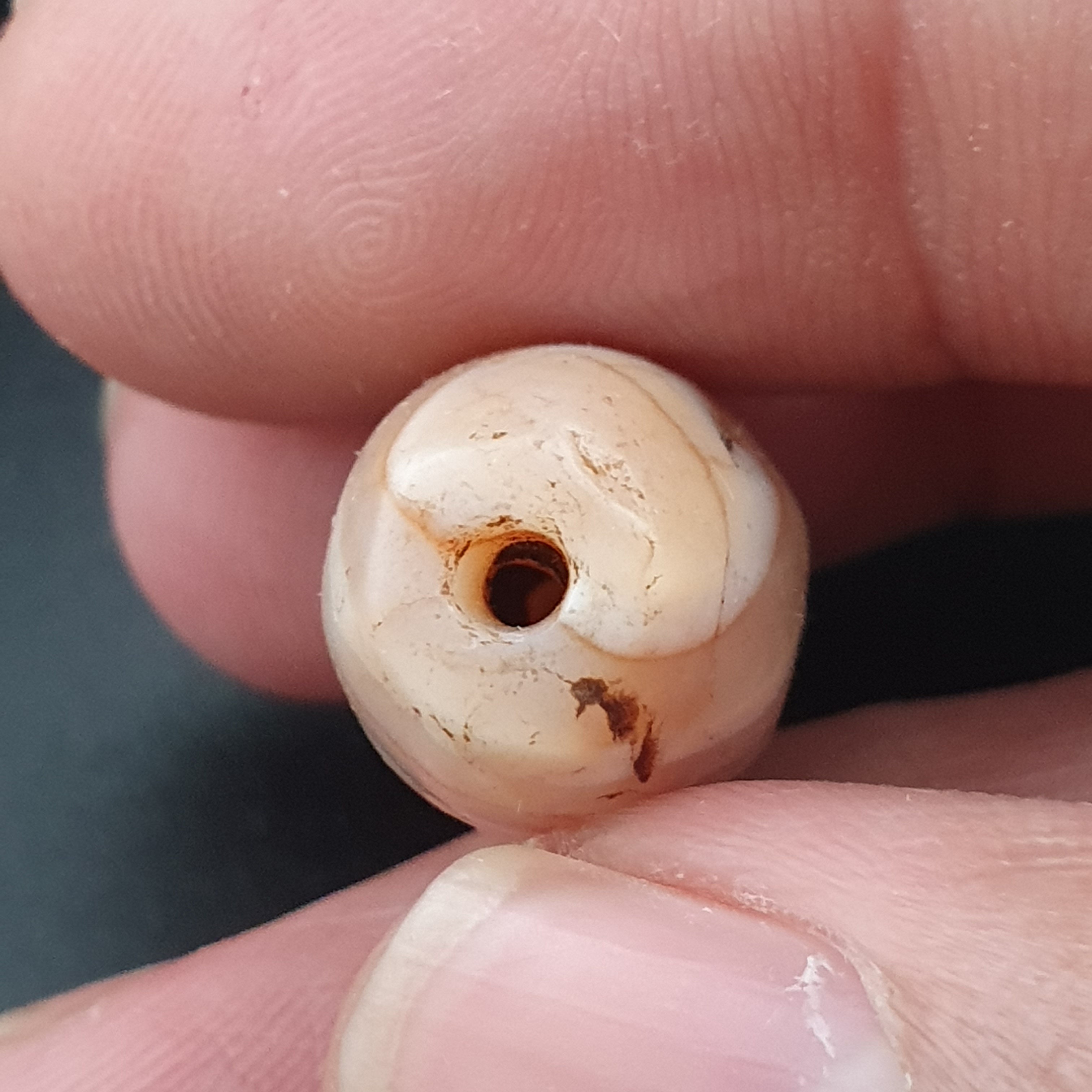 Rare Ancient Suliemani Eye Pattern Agate Bead