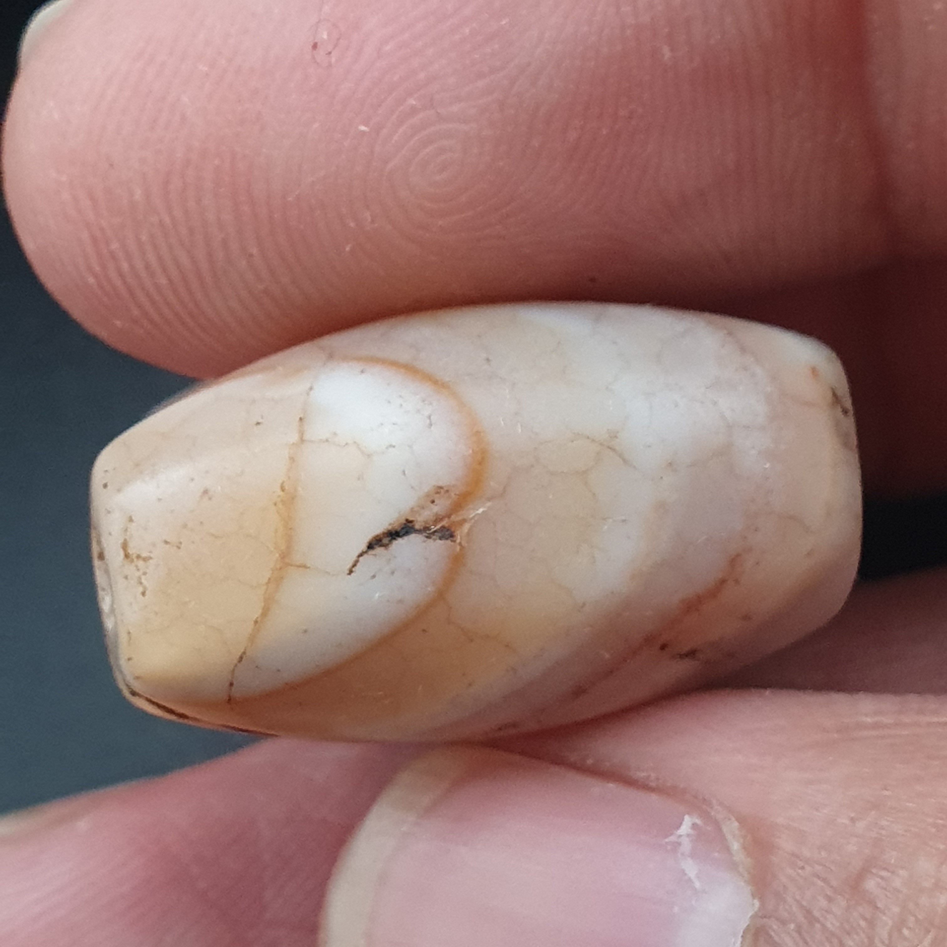 Rare Ancient Suliemani Eye Pattern Agate Bead