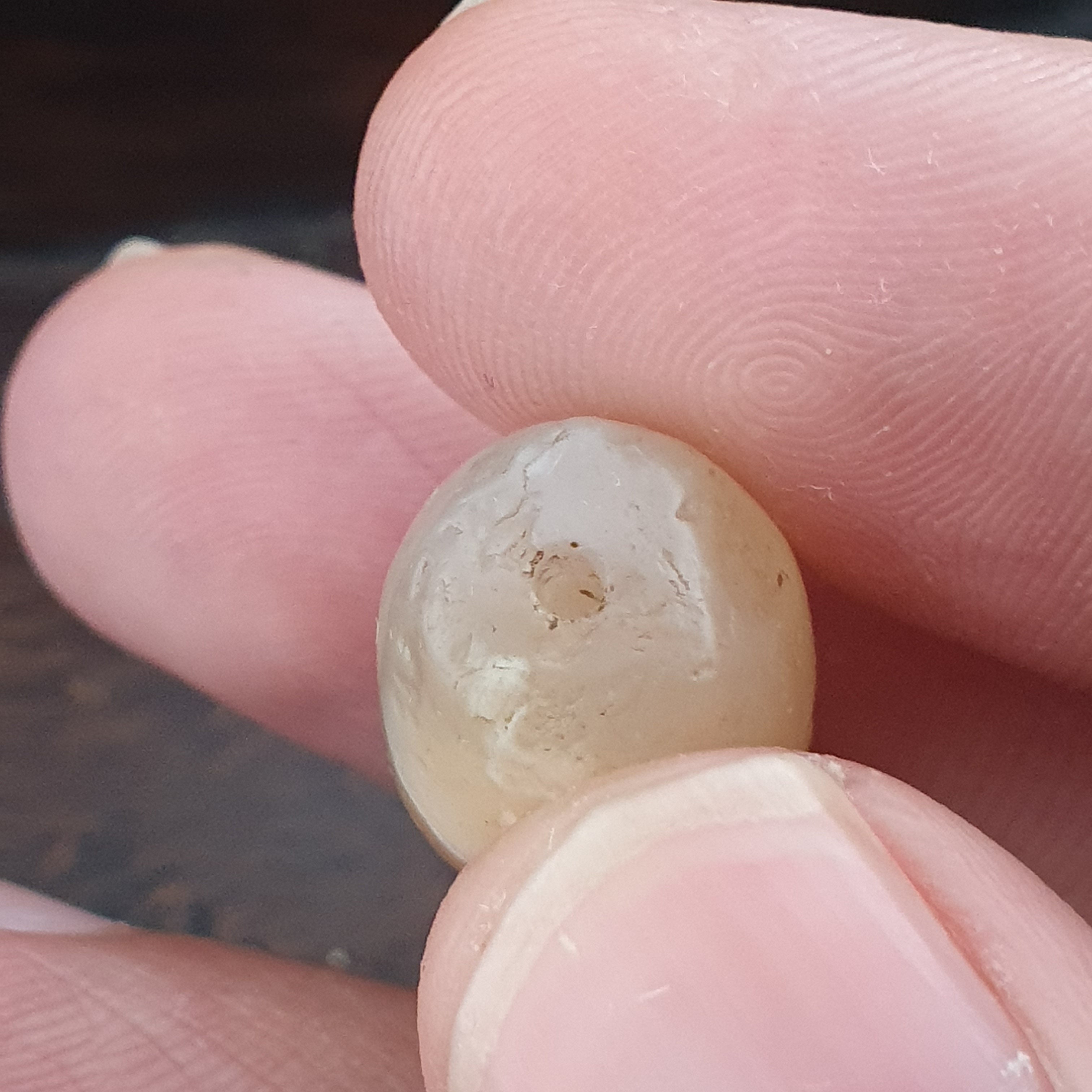 Ancient Old Eye Suliemani Agate Protective Amulet