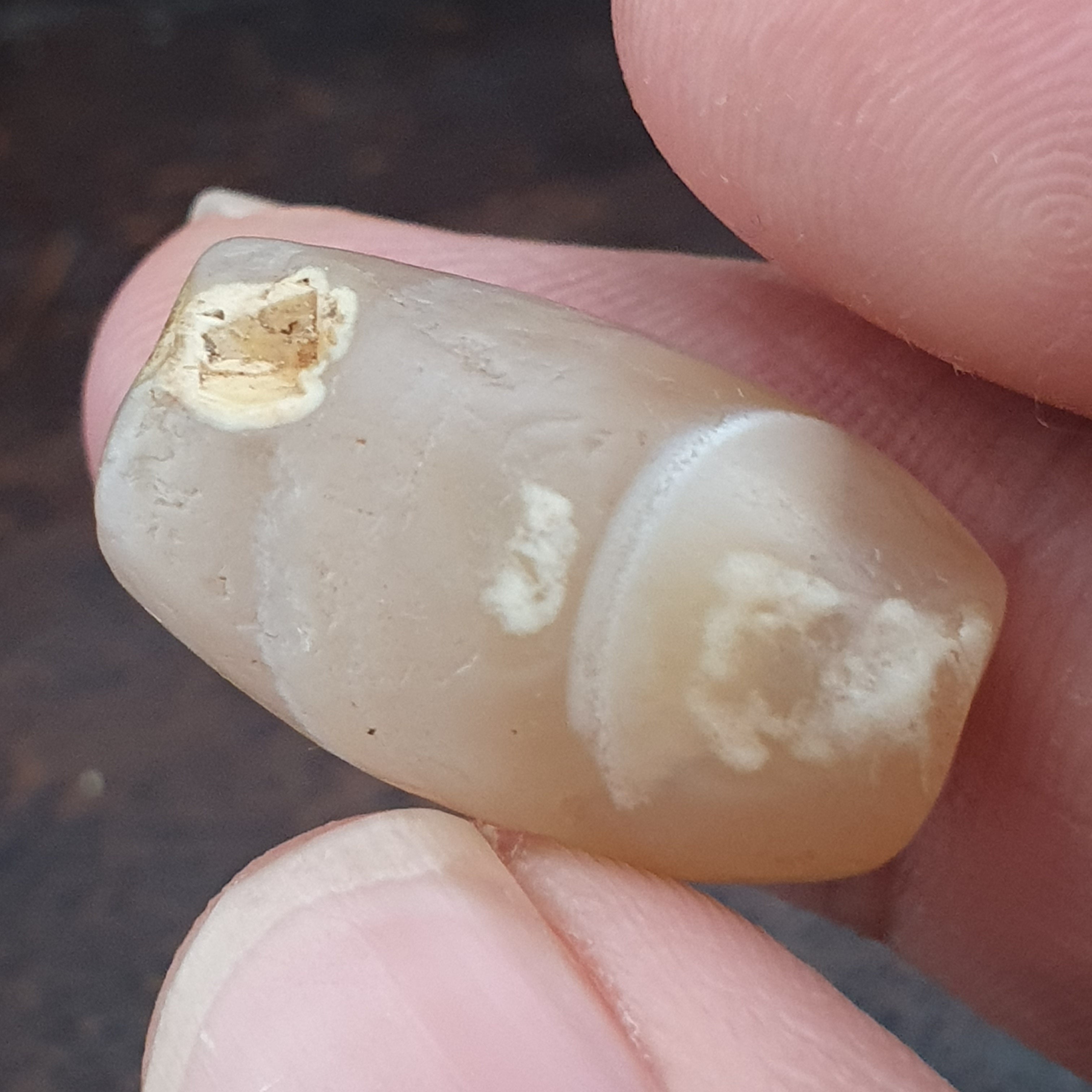 Ancient Old Eye Suliemani Agate Protective Amulet