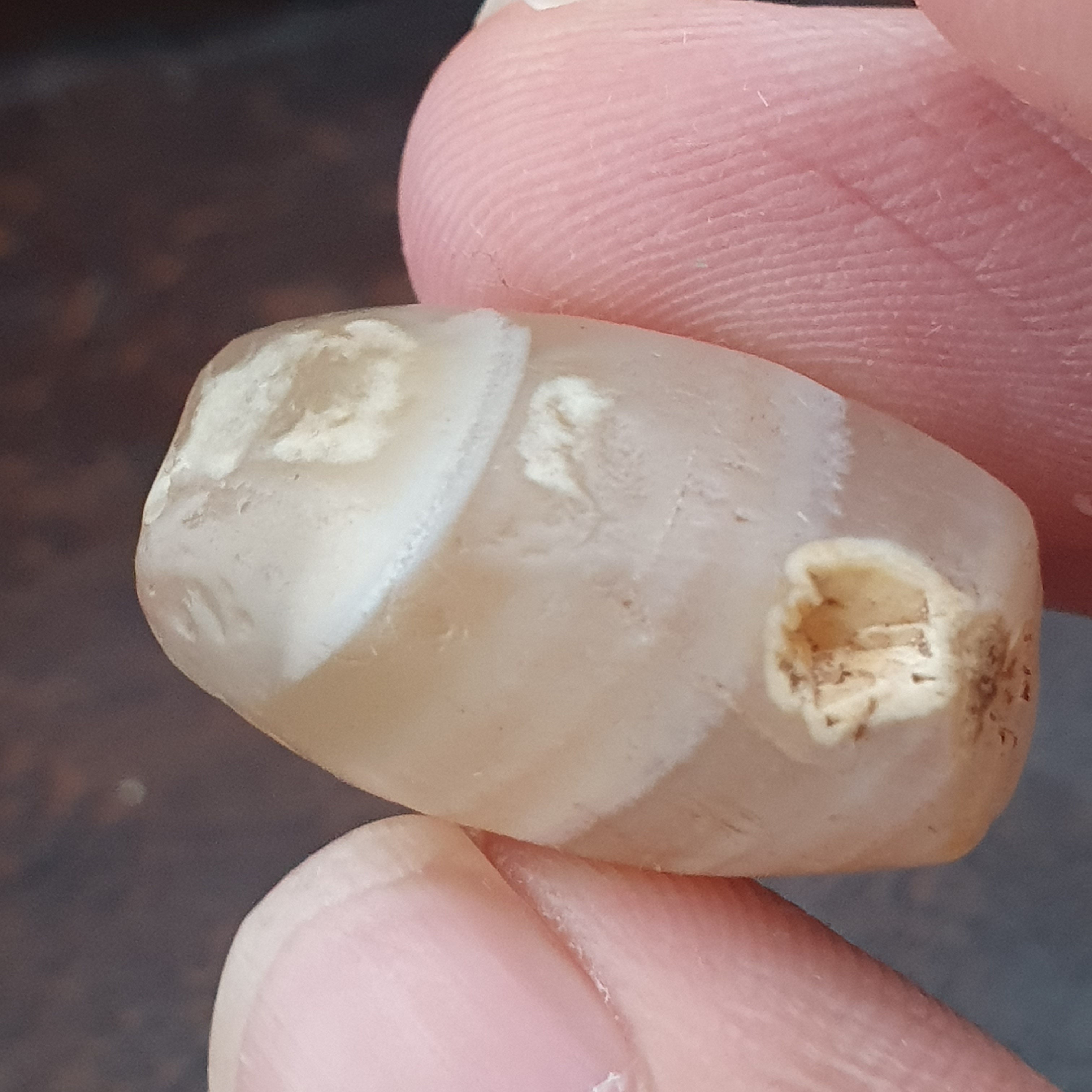 Ancient Old Eye Suliemani Agate Protective Amulet