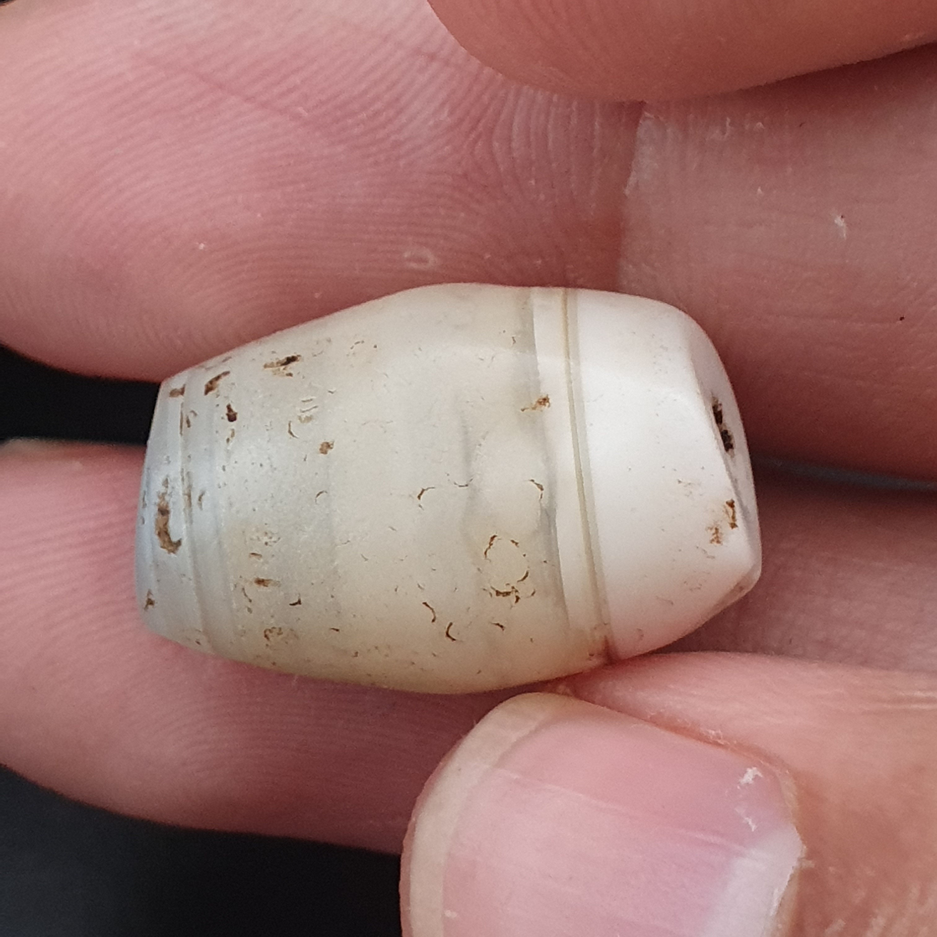 Rare Ancient Natural Eye Suliemani Agate Pair