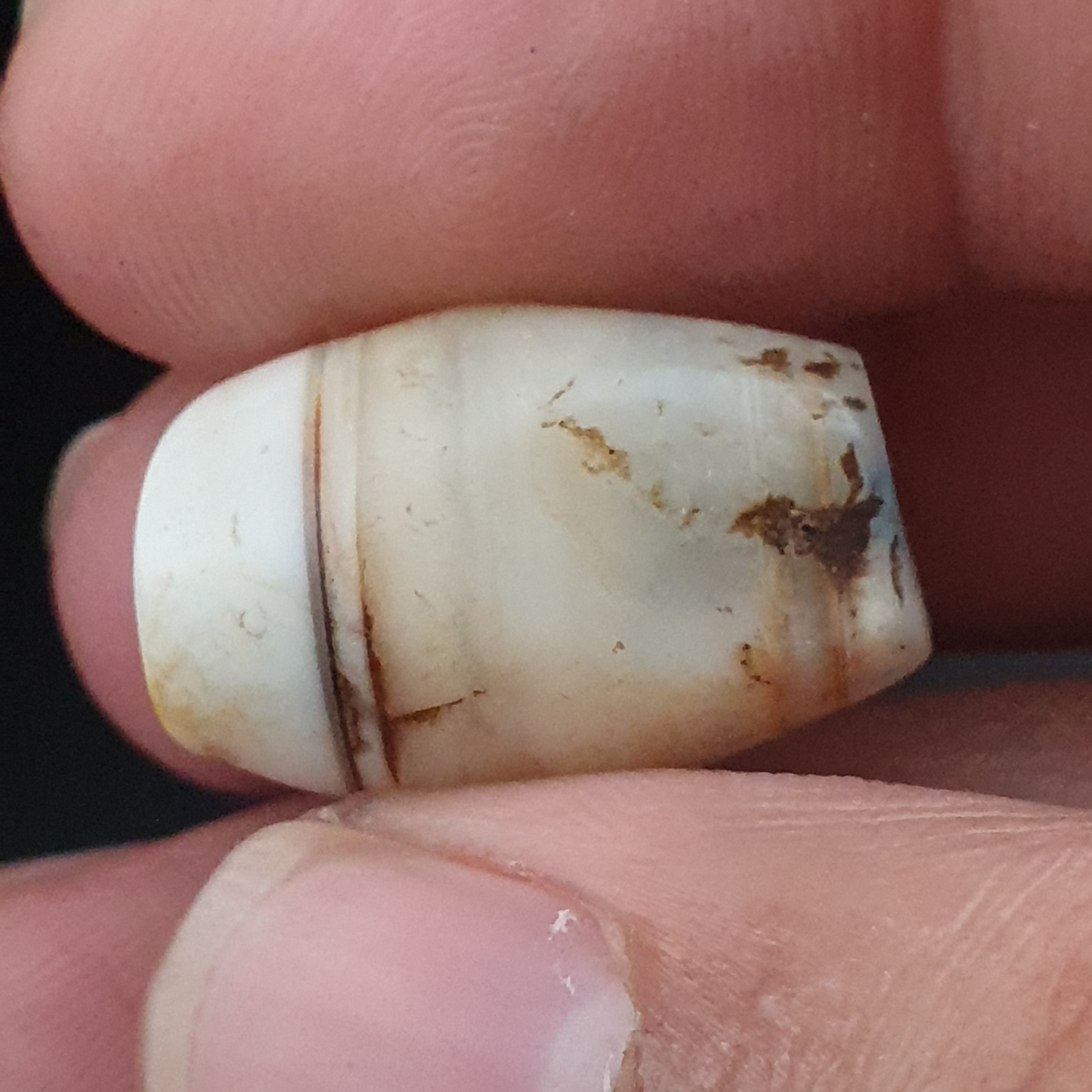 Rare Ancient Natural Eye Suliemani Agate Pair