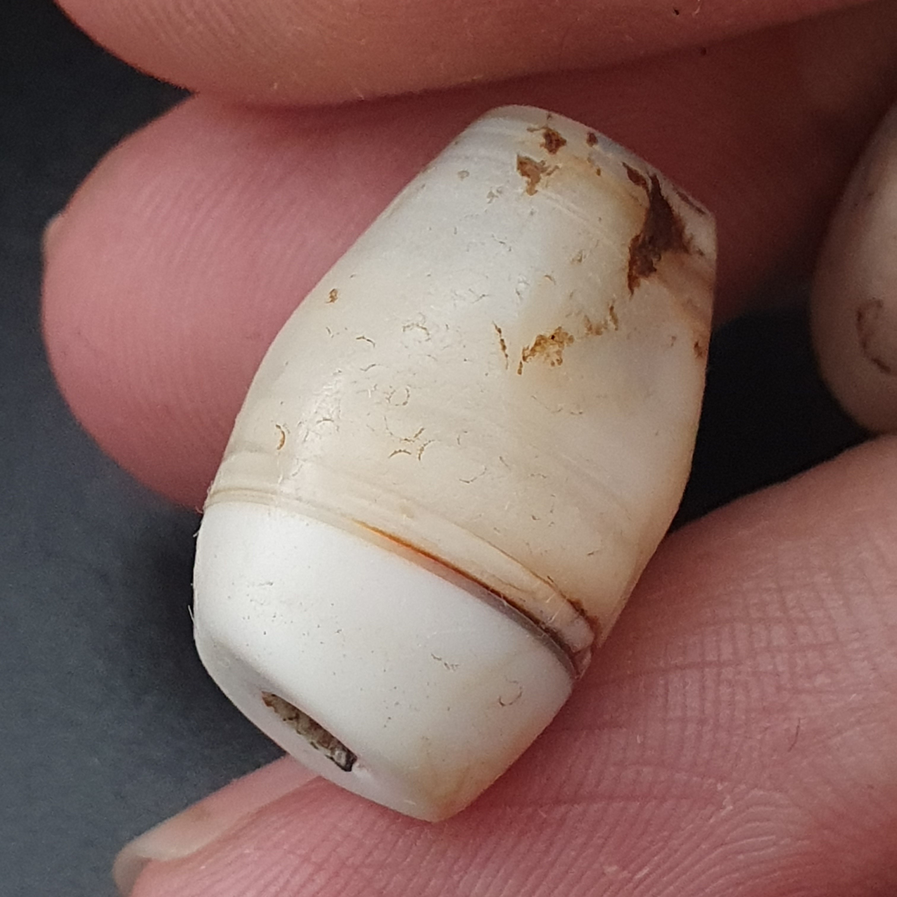 Rare Ancient Natural Eye Suliemani Agate Pair