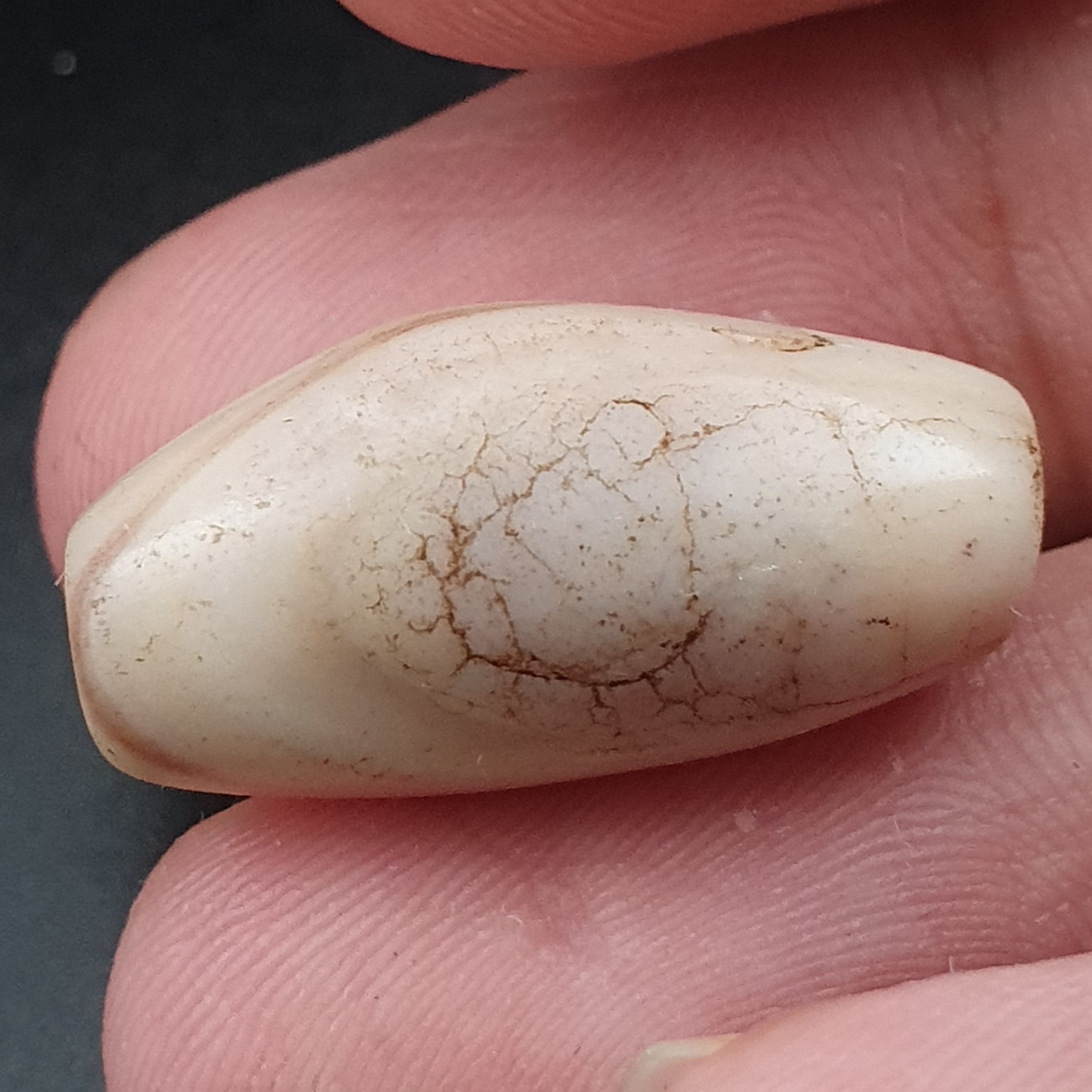 Rare Ancient Natural Eye Suliemani Agate Pair