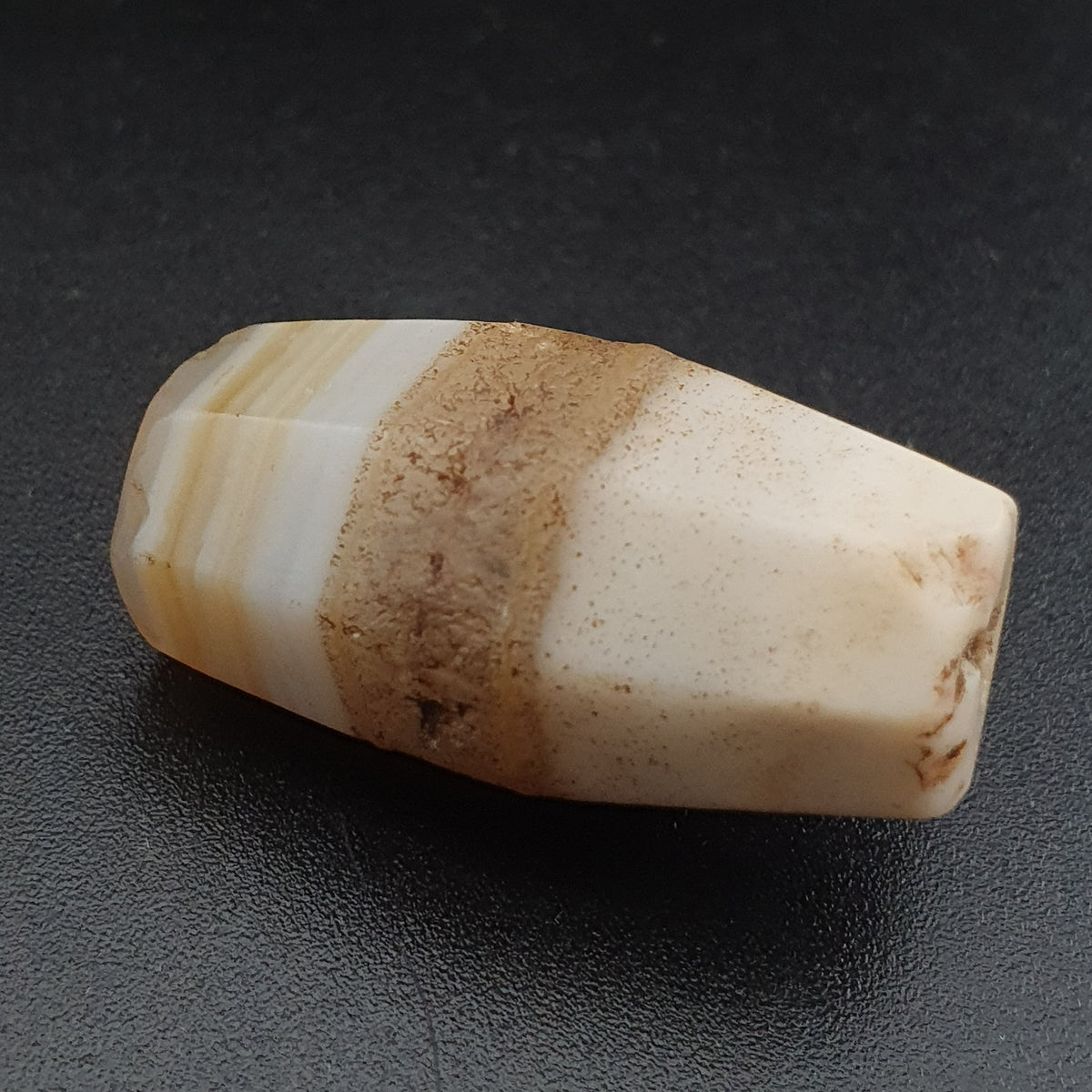 Ancient Natural Suliemani Stripe Pattern Agate Bead Amulet