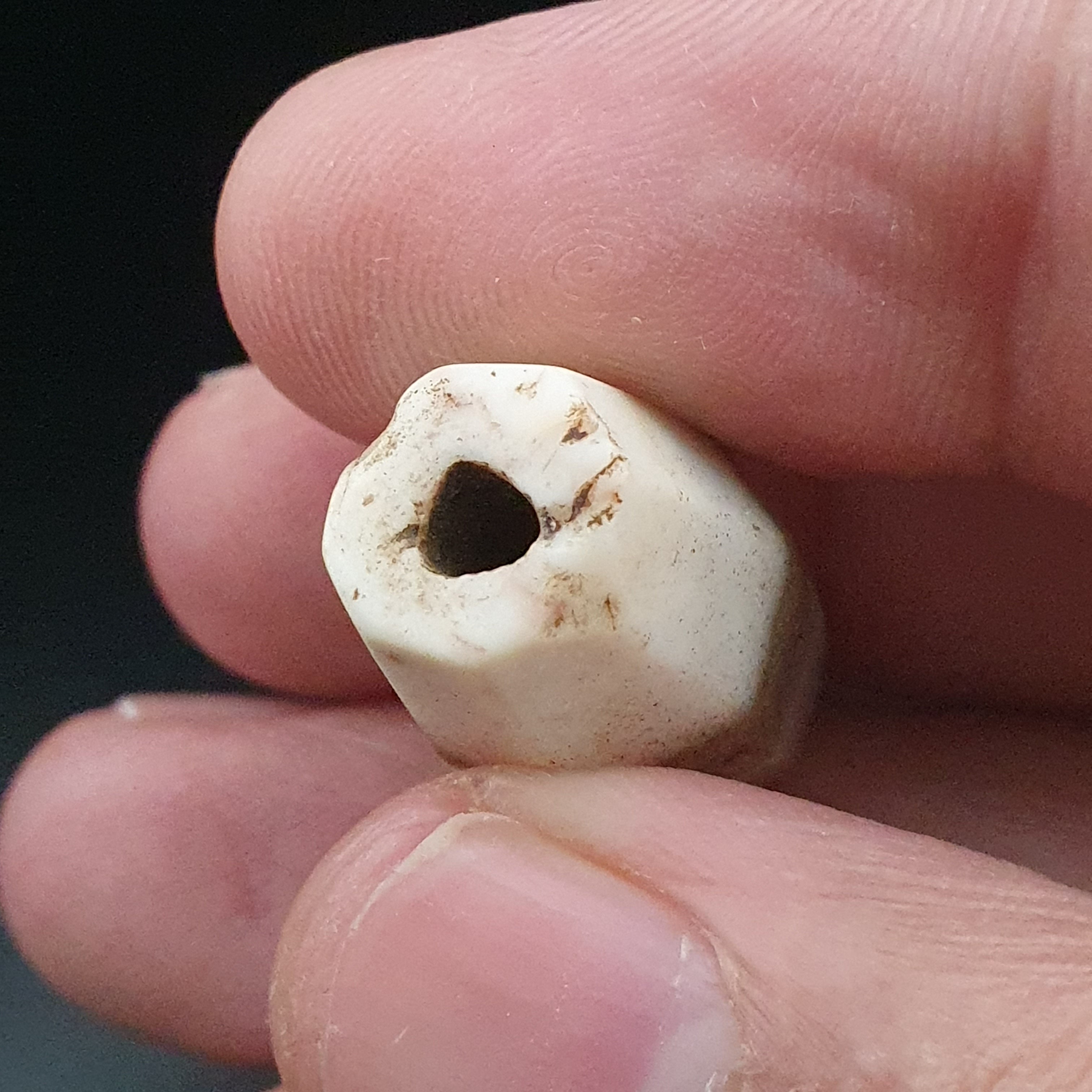 Ancient Natural Suliemani Stripe Pattern Agate Bead Amulet