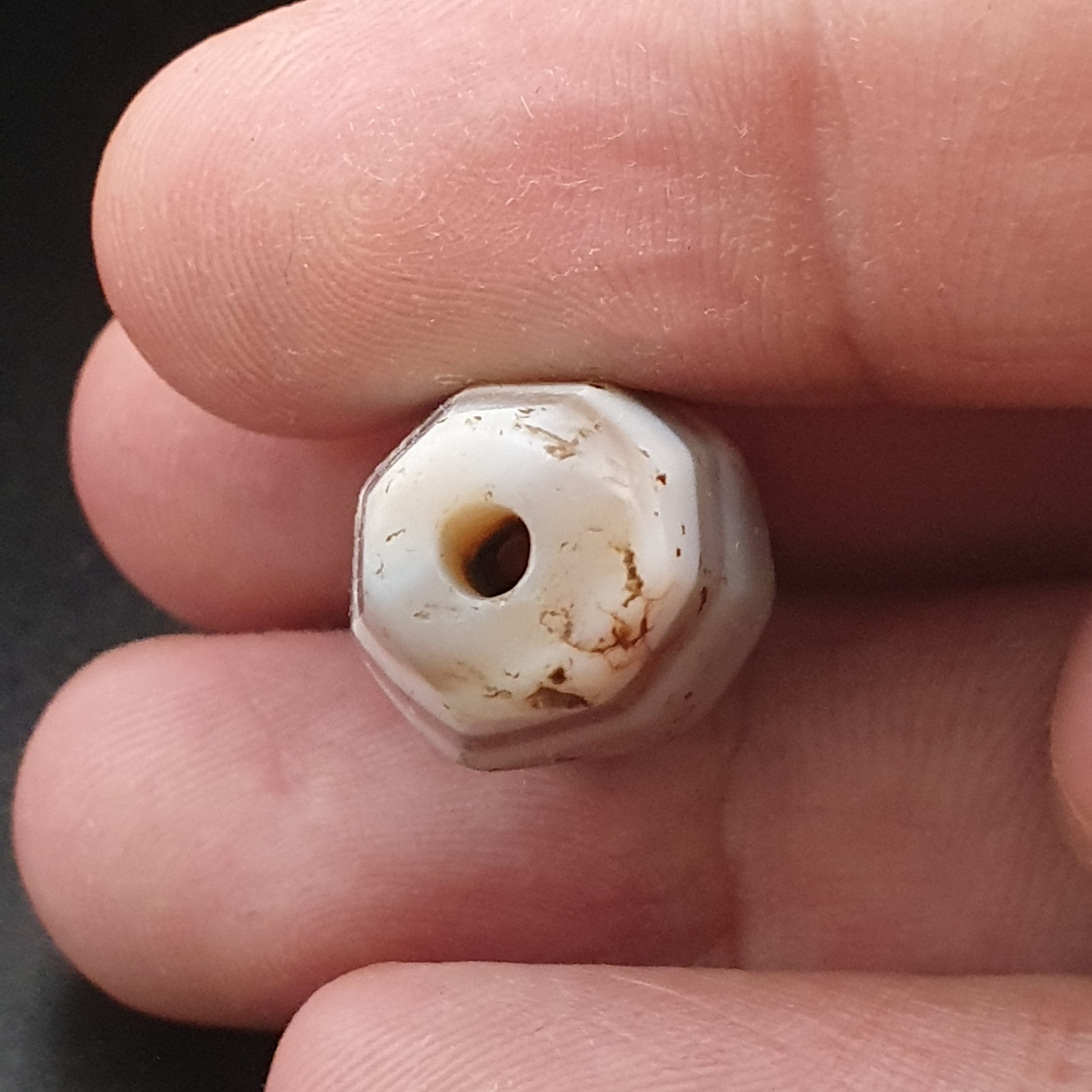 Rare Ancient Suliemani Agate Amulet Natural Striped Pattern