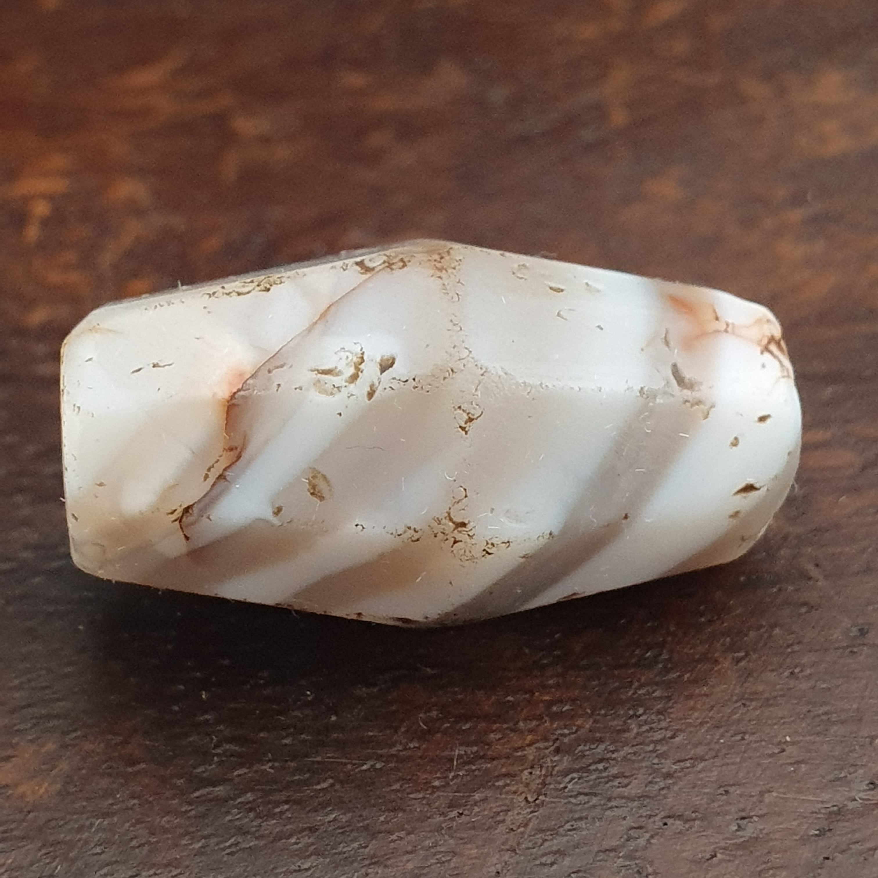 Rare Ancient Suliemani Agate Amulet Natural Striped Pattern